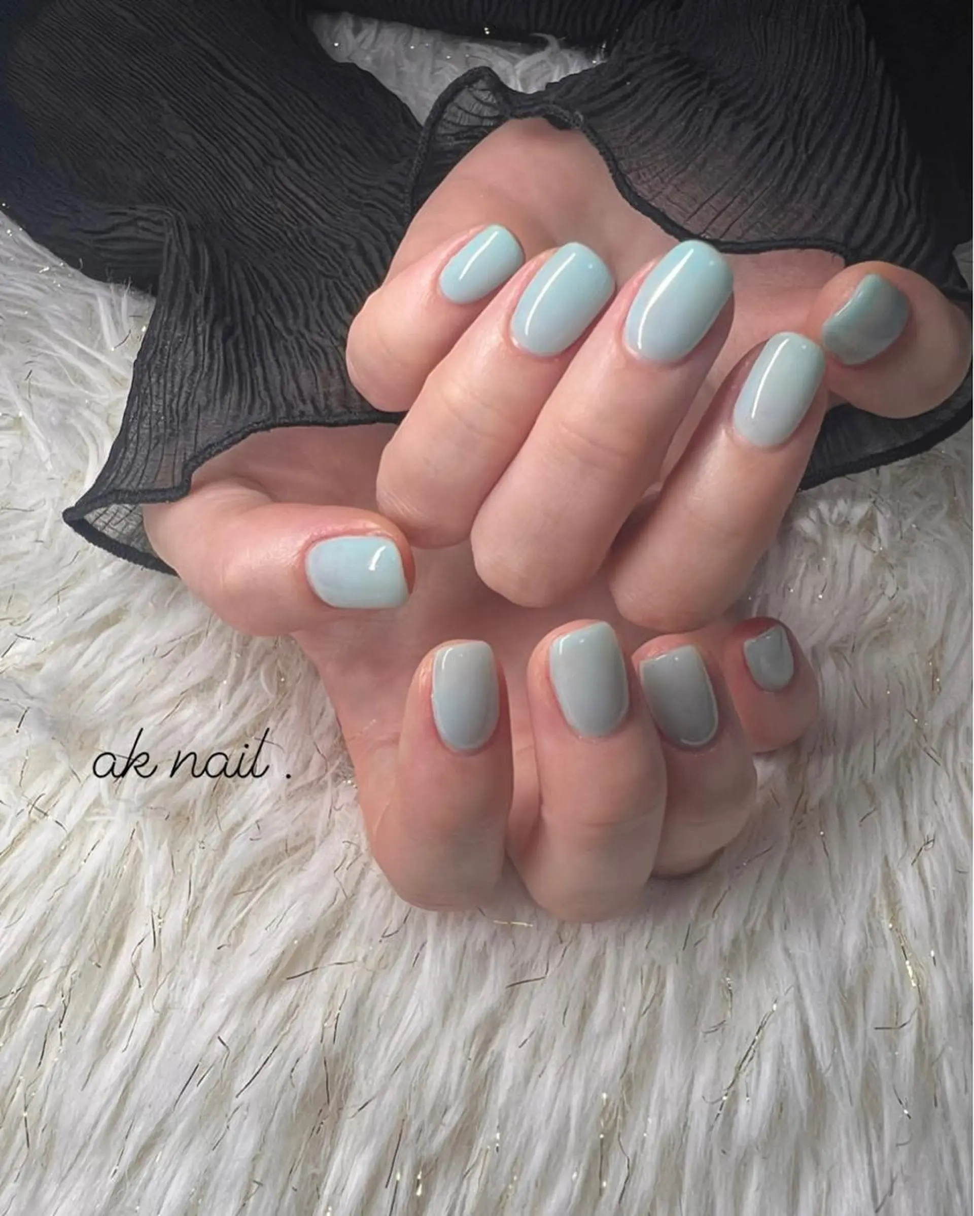 ショート ネイル ハンドネイル ak nail .のネイルデザイン