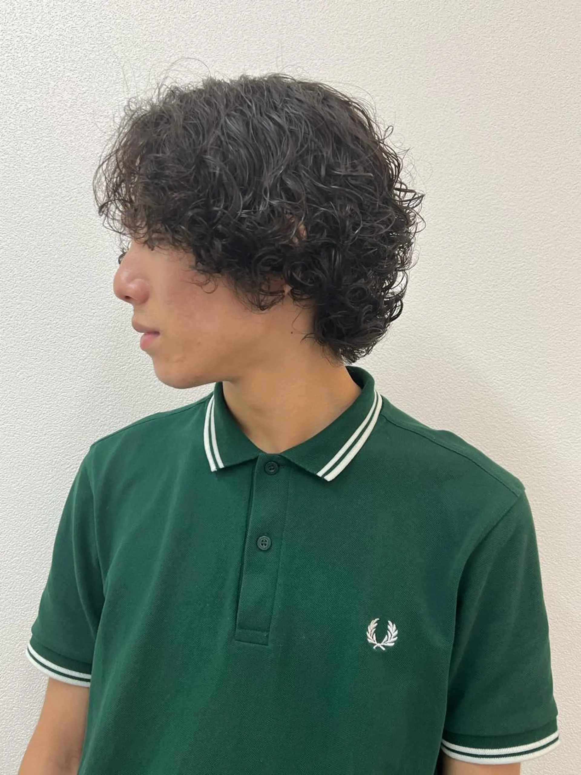 ミディアム パーマ メンズ メンズスタイリスト リュウジのヘアスタイル