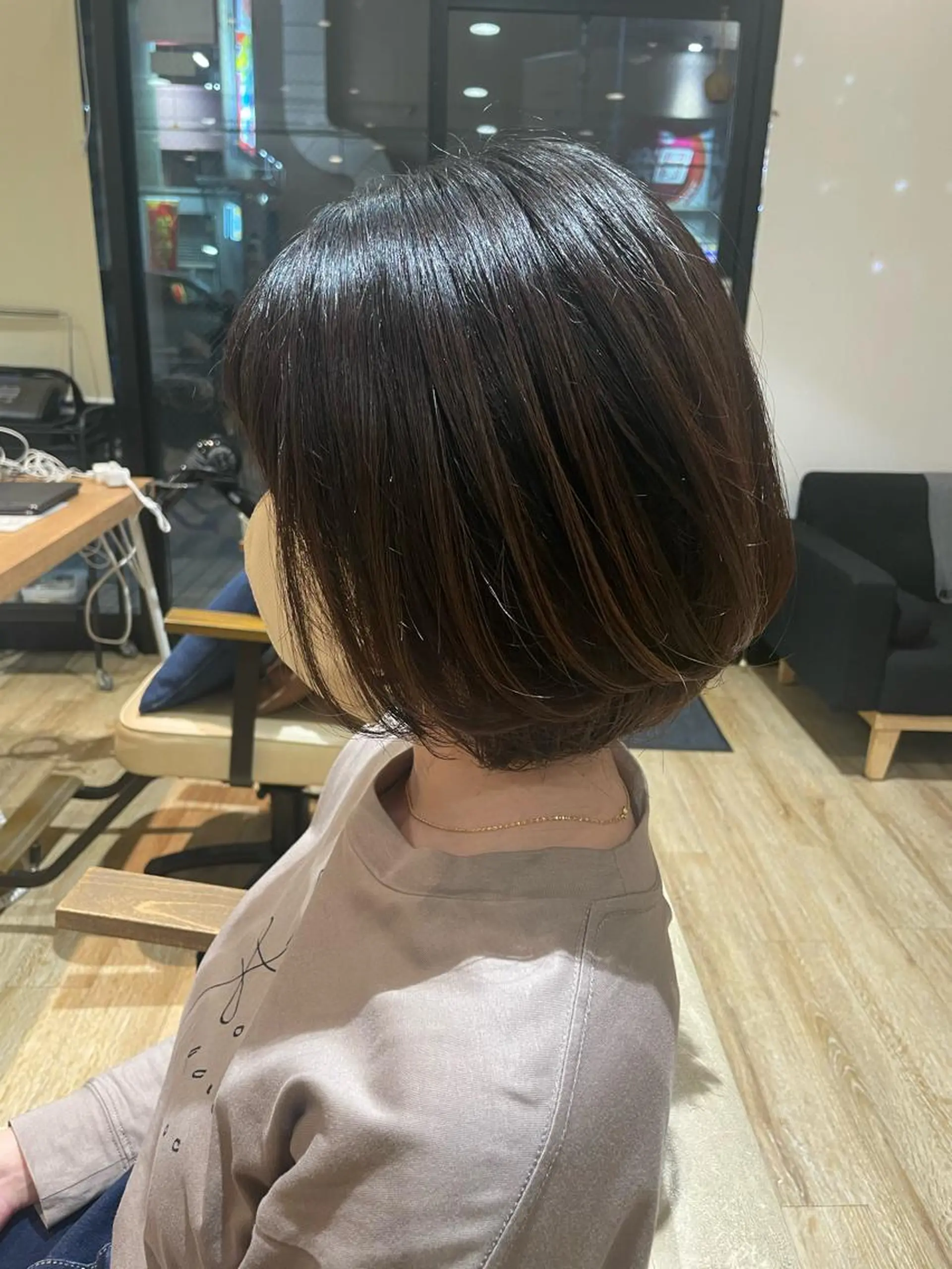 ミディアム ボブ ボブカット 佐々木 祐太のヘアスタイル