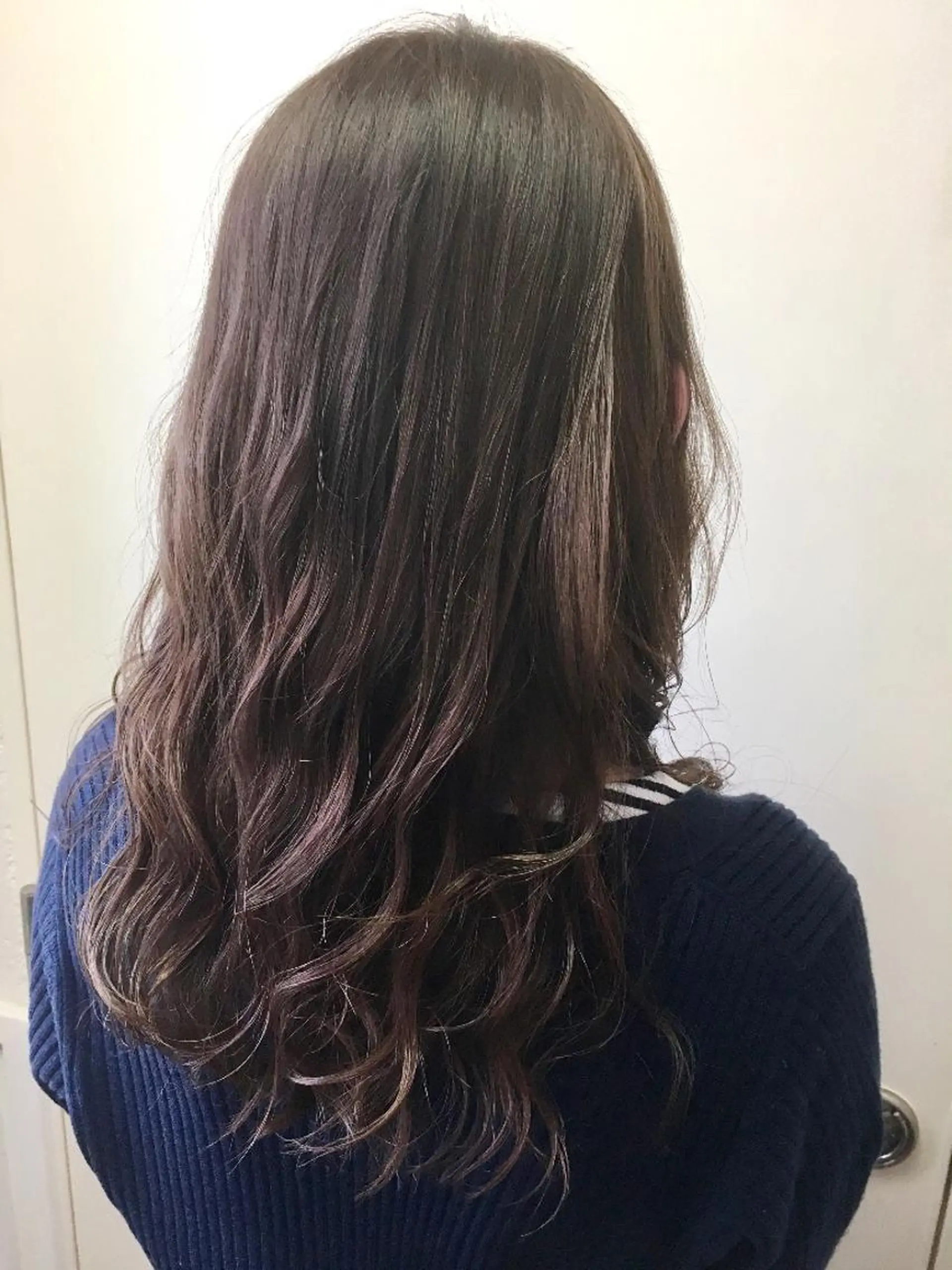 ロング カラー アッシュ ラベンダーカラー ラベンダーアッシュ カット トリートメント 髪質改善/美髪矯 正ヤマモトハルキのヘアスタイル