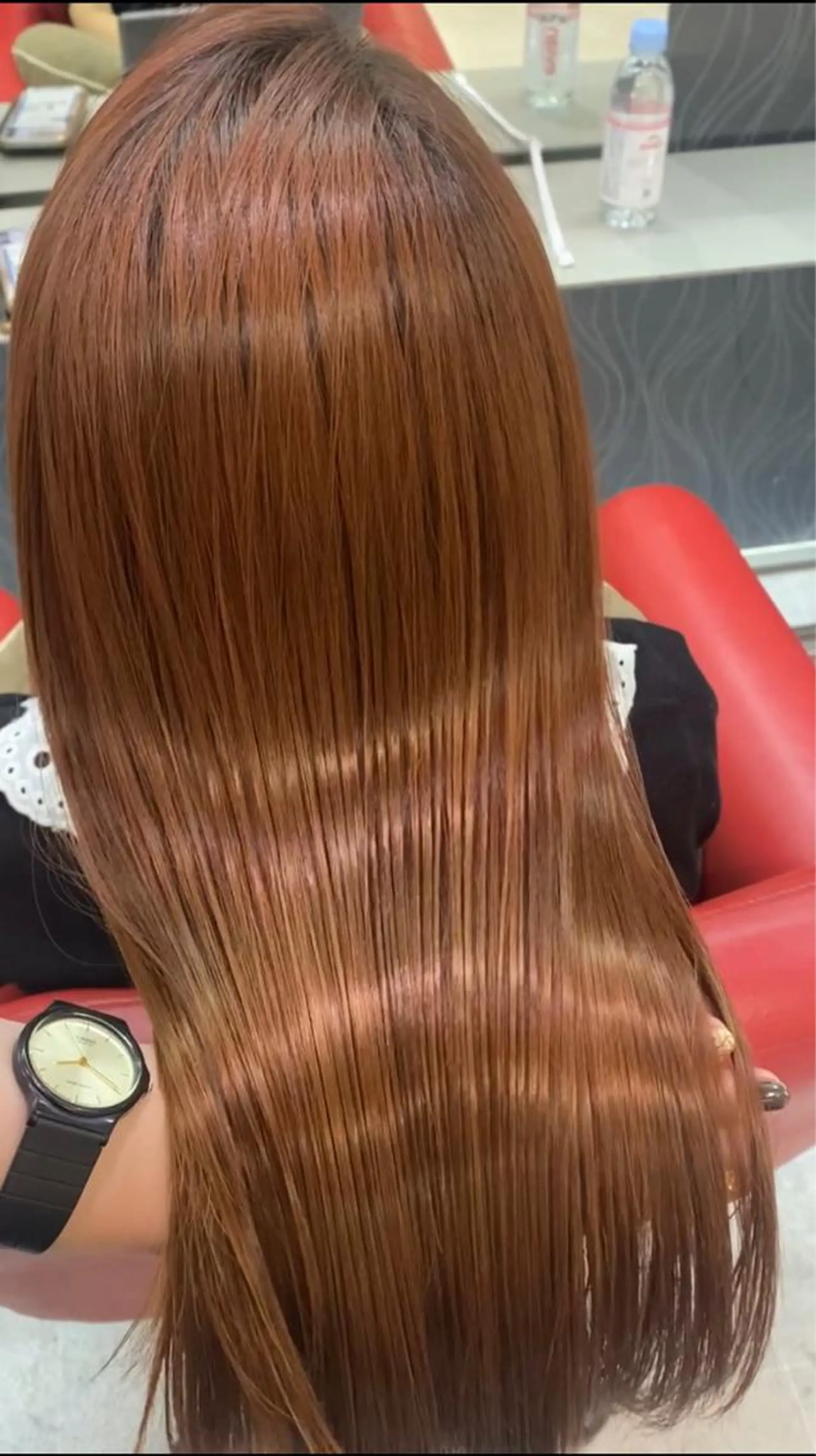 ミディアム 髪質改善 トリートメント salowin所属・ハイトーンカラー 馬場みなみのヘアスタイル