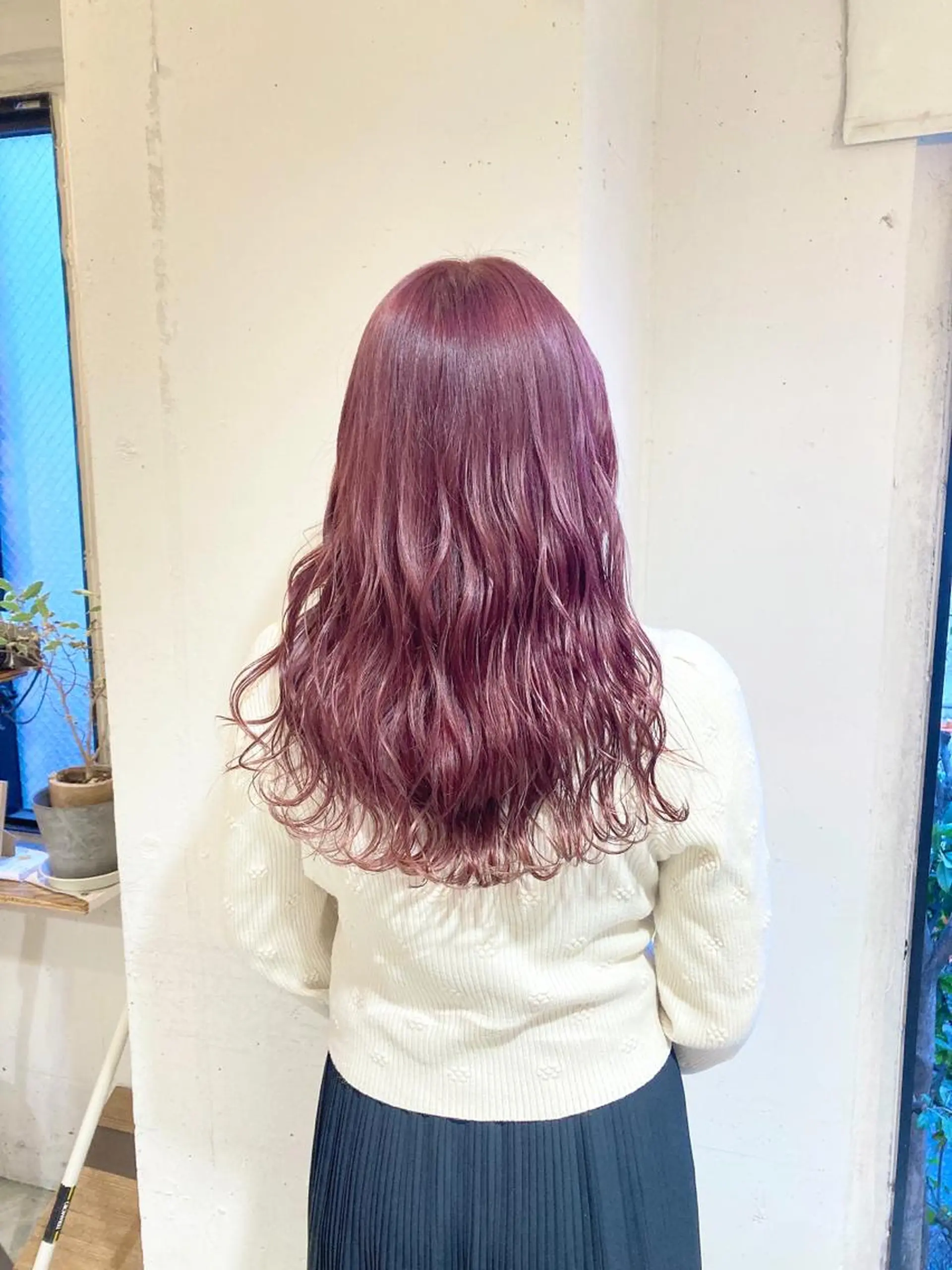 カラー ブリーチ ピンクカラー バイオレットカラー 💗モテ髪 ハイトーンあや💗のヘアスタイル