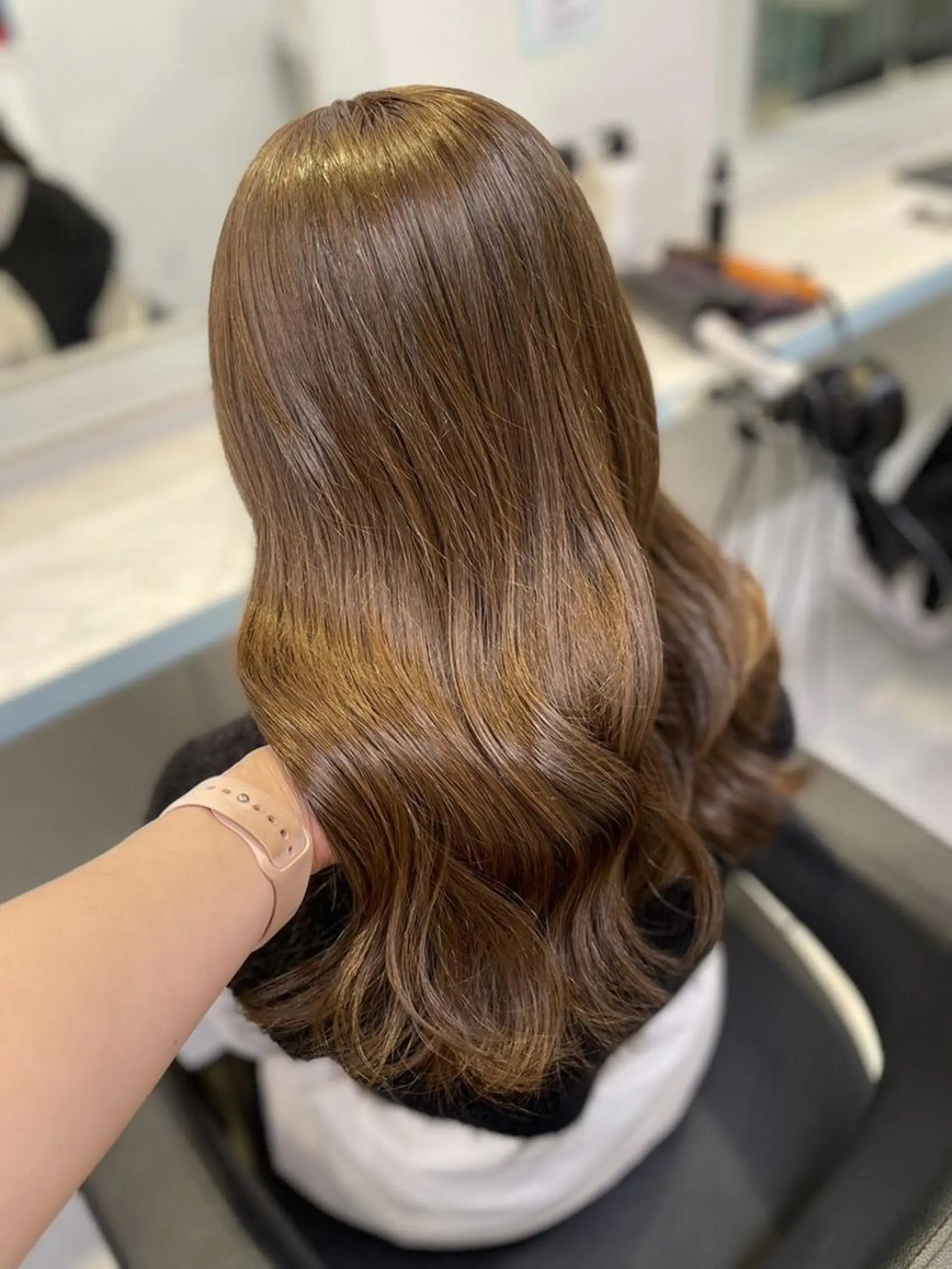 カラー 🧺赤みなし透明感 カラー🌱BABYのヘアスタイル