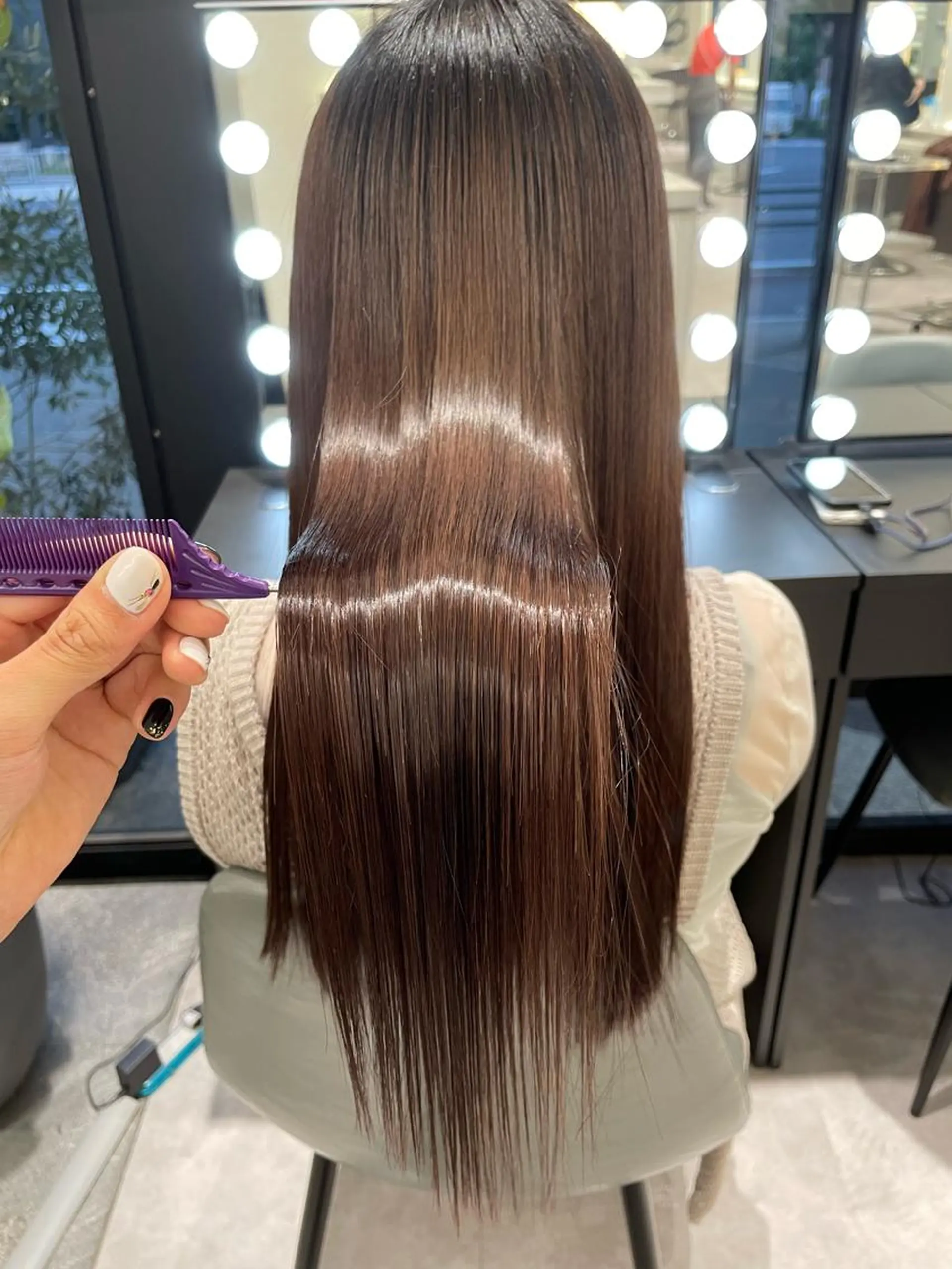 ロング 髪質改善 メンズ特化店長✨ 9/13空◎岡本一真のヘアスタイル