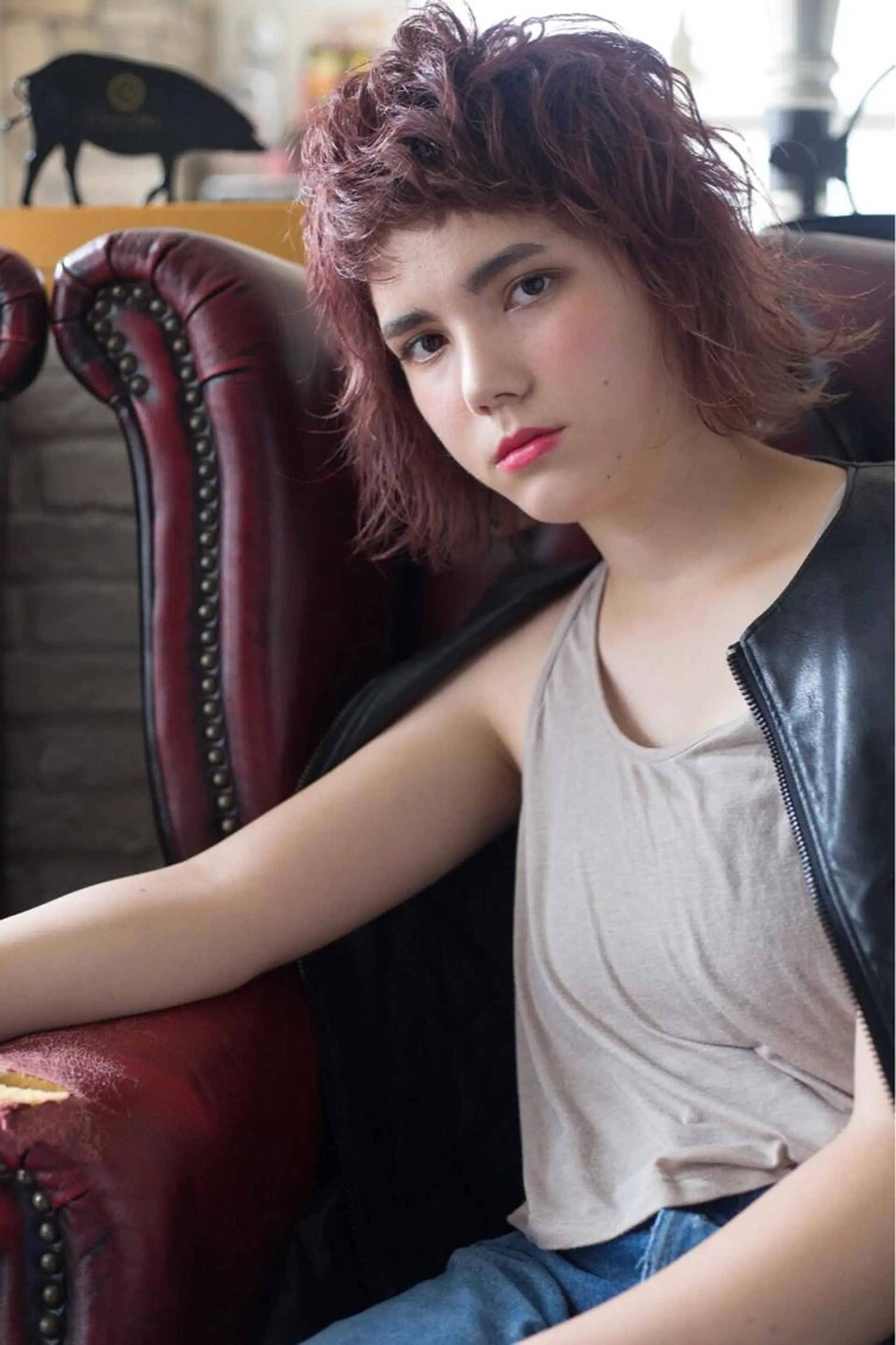 ショート カラー パーマ キッズ マツエク・マツパ ヘアカラー トリートメント レイヤー&カラー 人気美容師倉崎涼のヘアスタイル