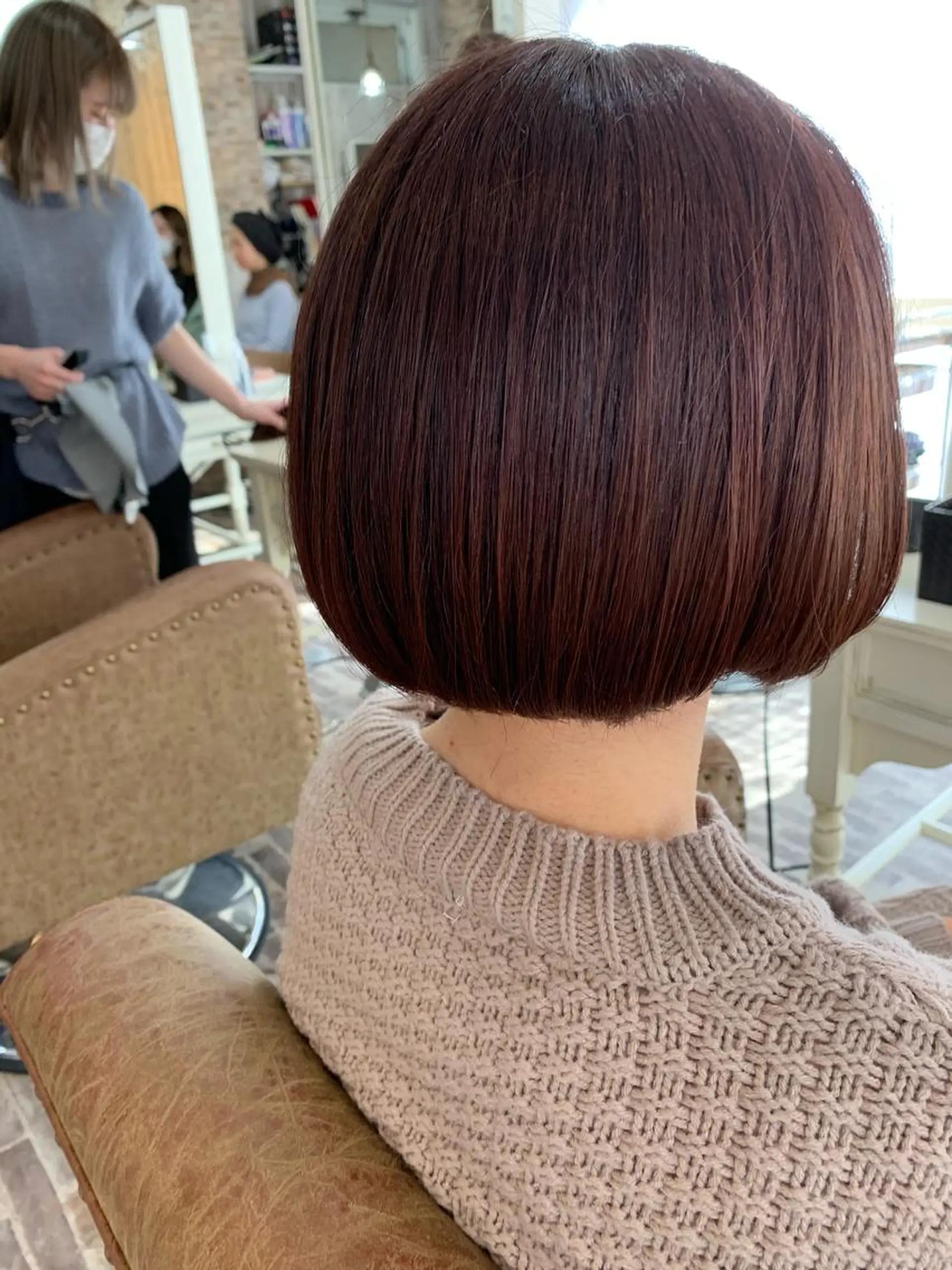 ショート カラー ✨透明感カラー 聖奈✨のヘアスタイル