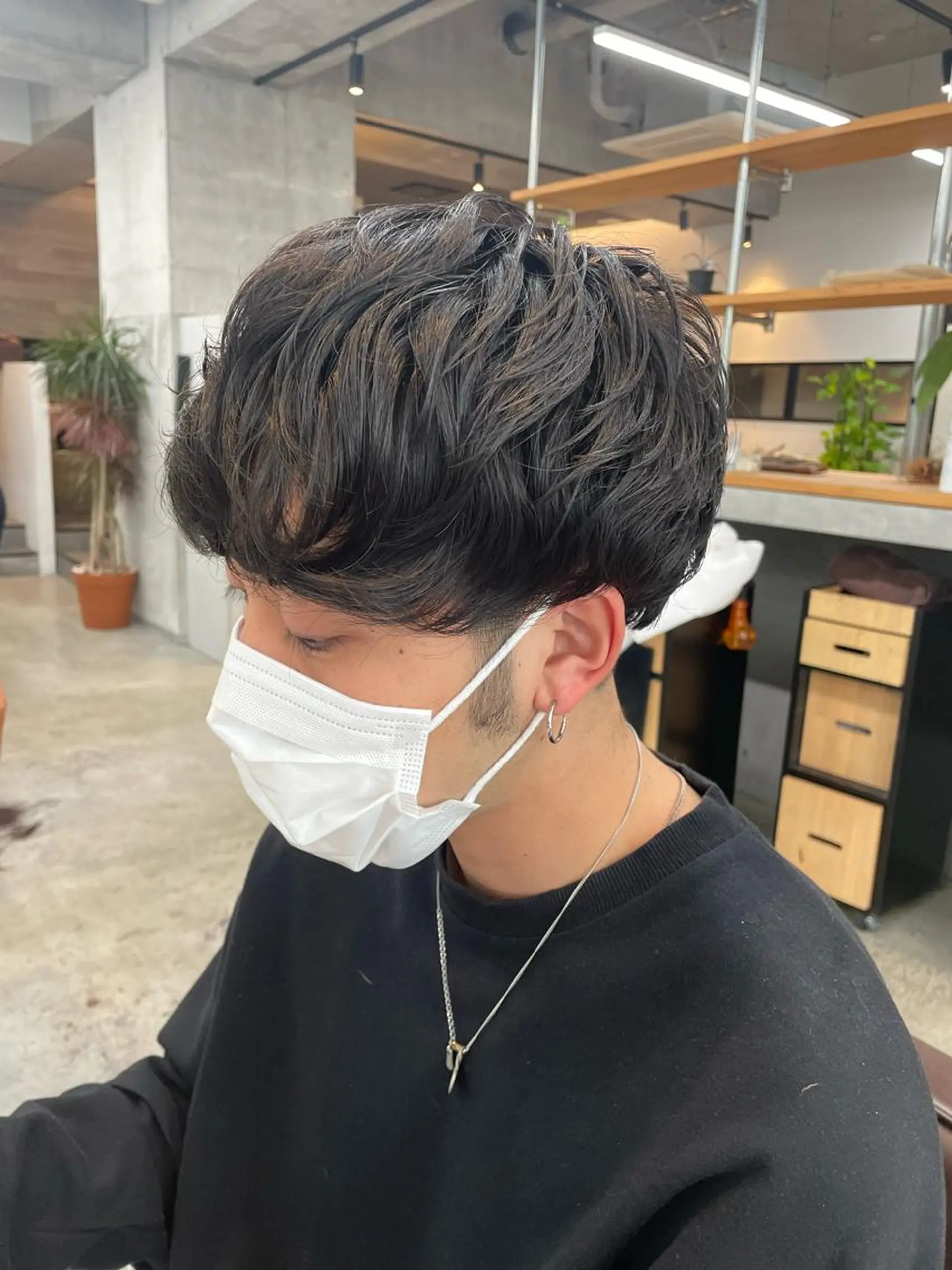 パーマ メンズ カット パーマ yuika .のヘアスタイル