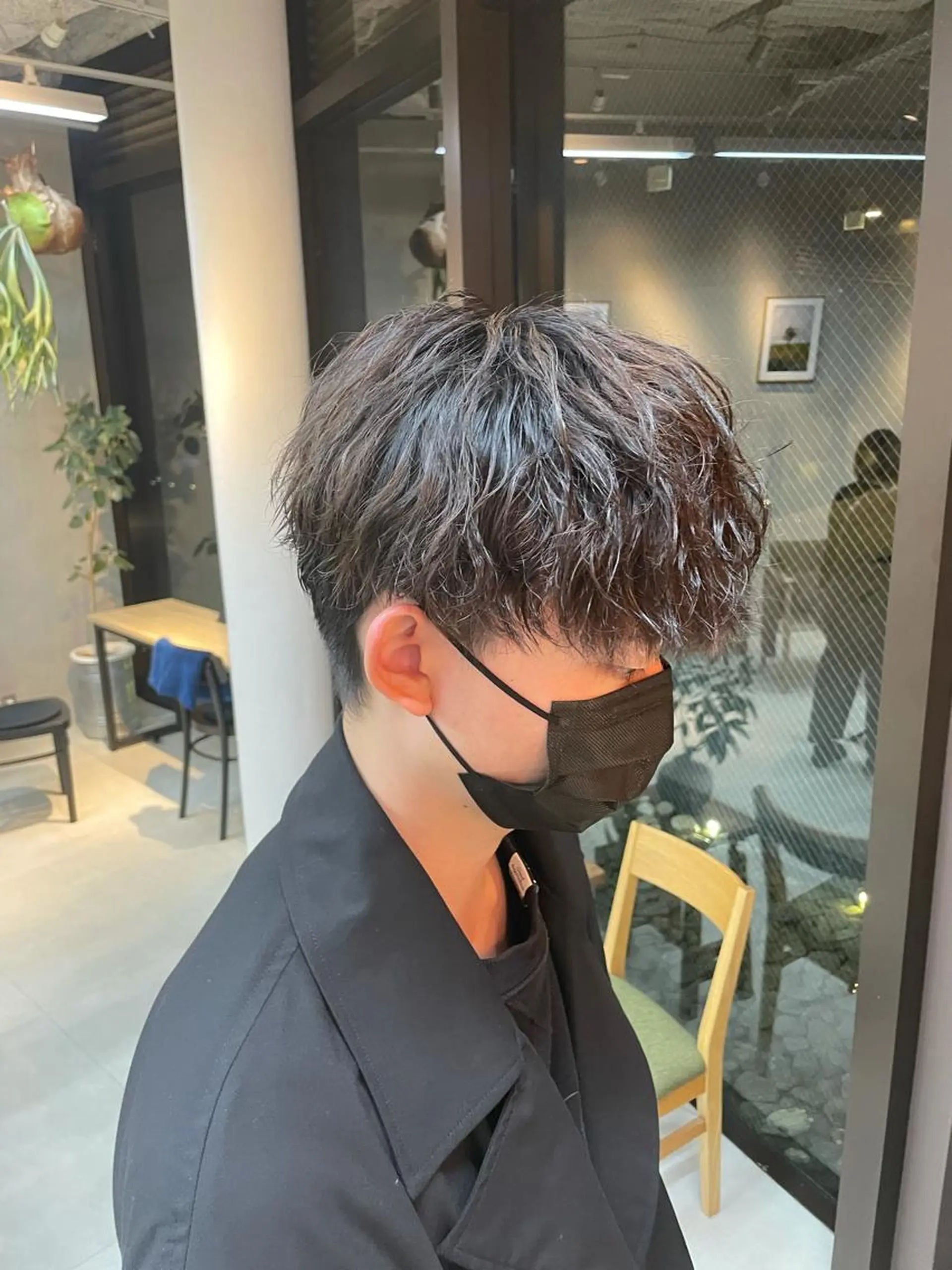 ショート パーマ メンズ メンズパーマ ツイストスパイラルパーマ スパイラルパーマ ボブ/ショート/ shinのヘアスタイル