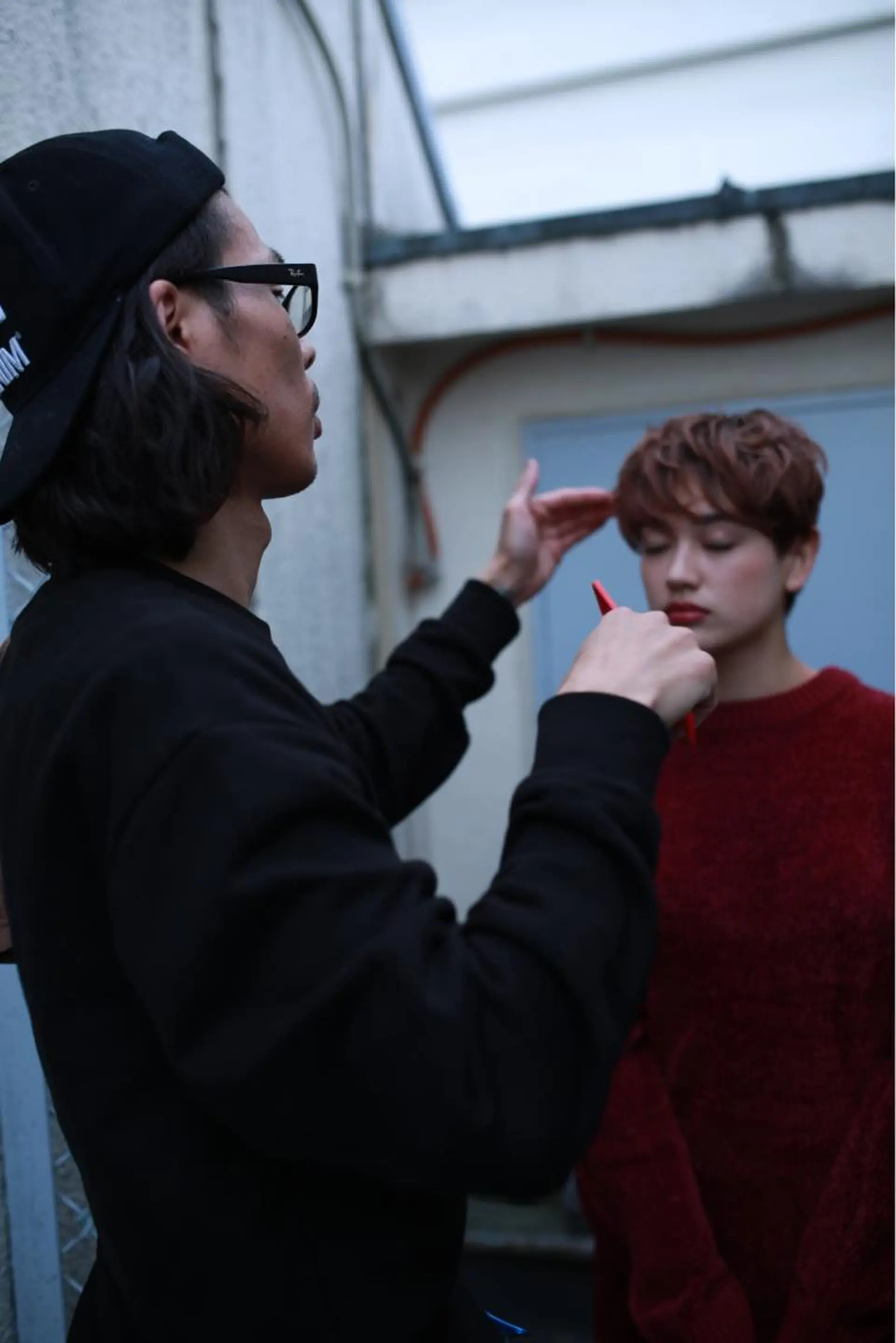 ミディアム カラー パーマ ヘアアレンジ メンズ キッズ ネイル マツエク・マツパ カット ヘアカラー トリートメント premier modelsのヘアスタイル