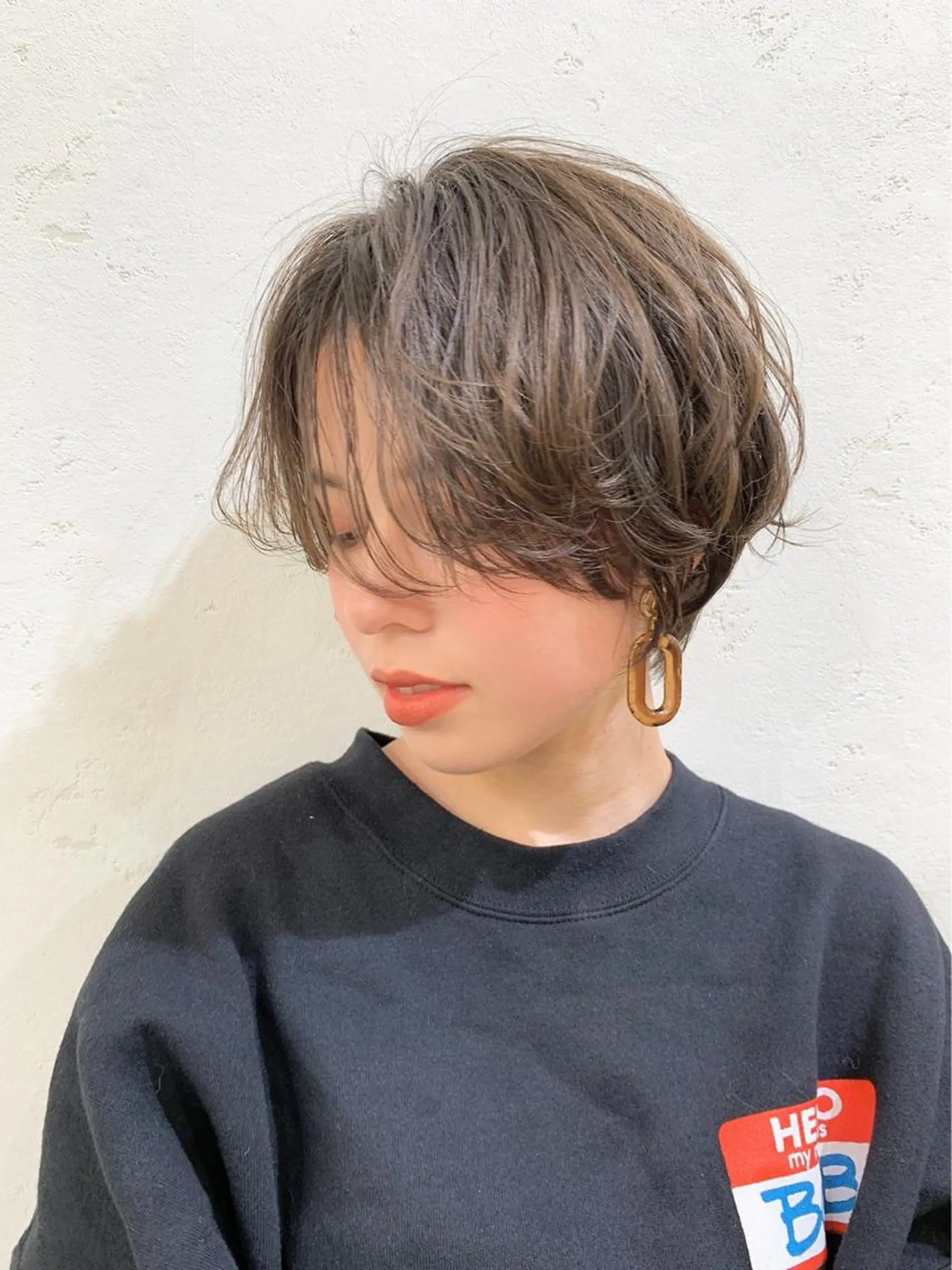 ショート ショートヘア カット ヘアカラー トリートメント ❣️韓国レイヤー ❣️渡部晃輝のヘアスタイル