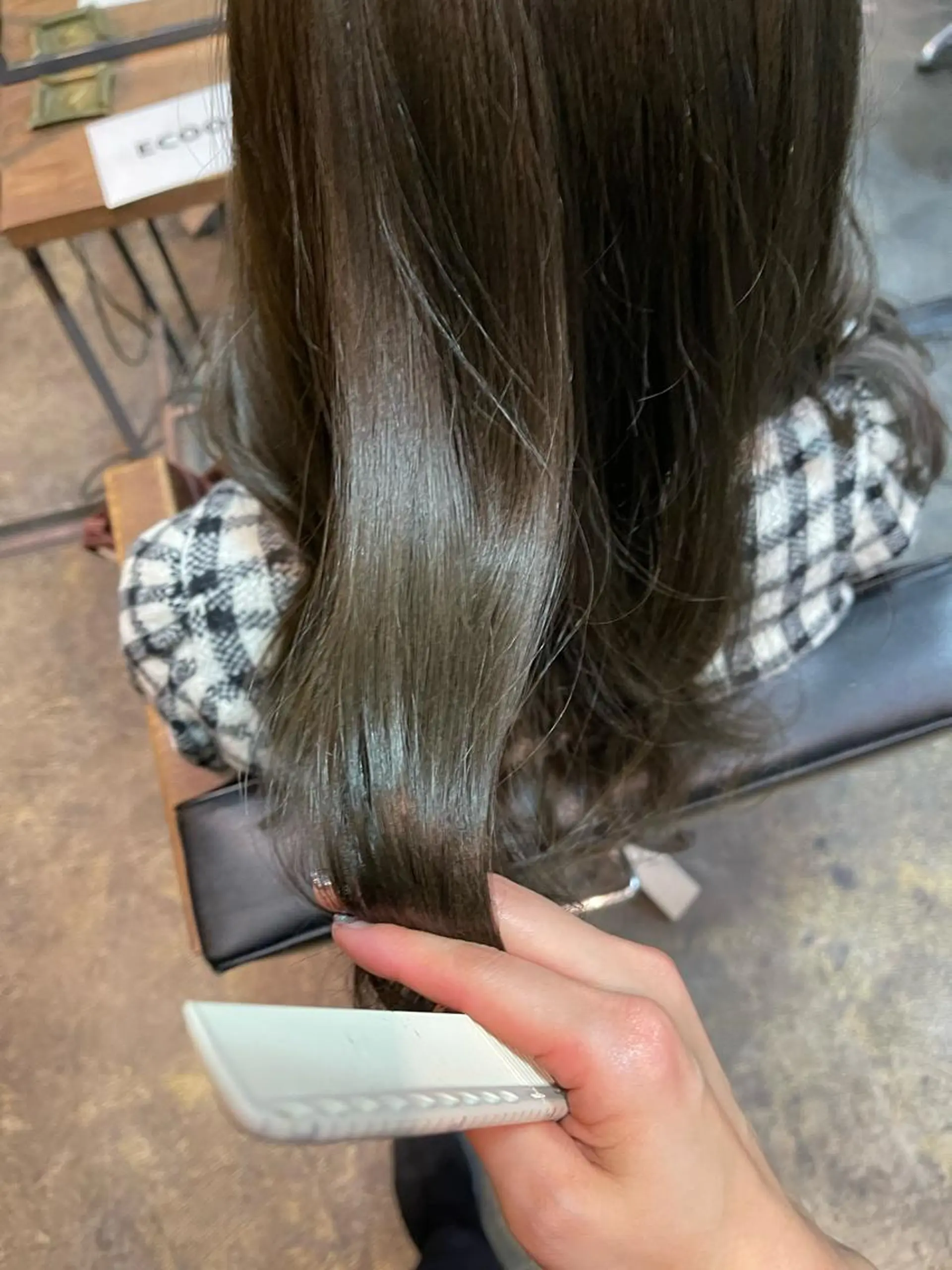 ロング カット ヘアカラー 韓国 / 中国ヘア 🦋Noniのヘアスタイル