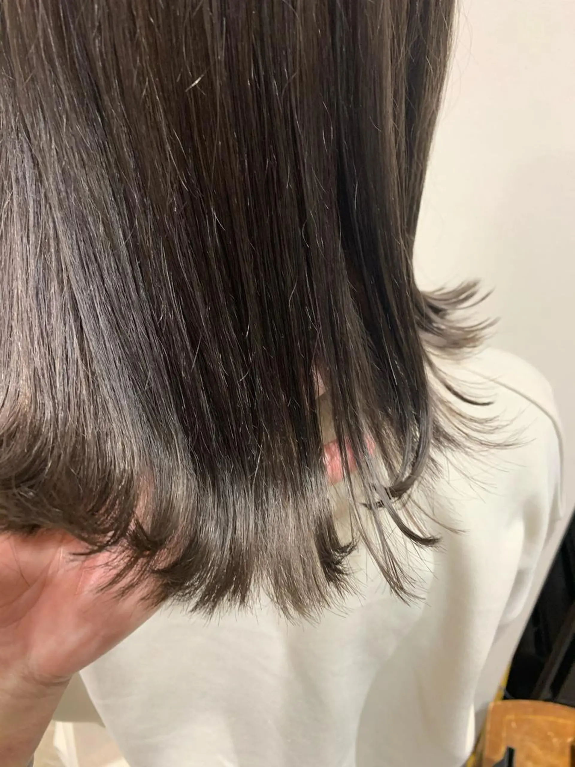 セミロング ヘアカラー トリートメント ヘッドスパ ヘアセット 山口 竣也のヘアスタイル