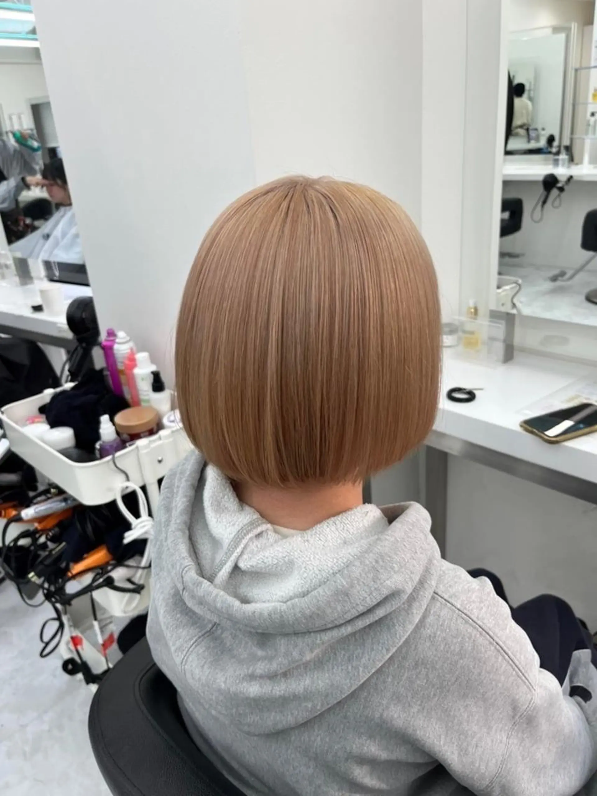 カラー 上野BABY💞 高発色暖色カラー💞のヘアスタイル