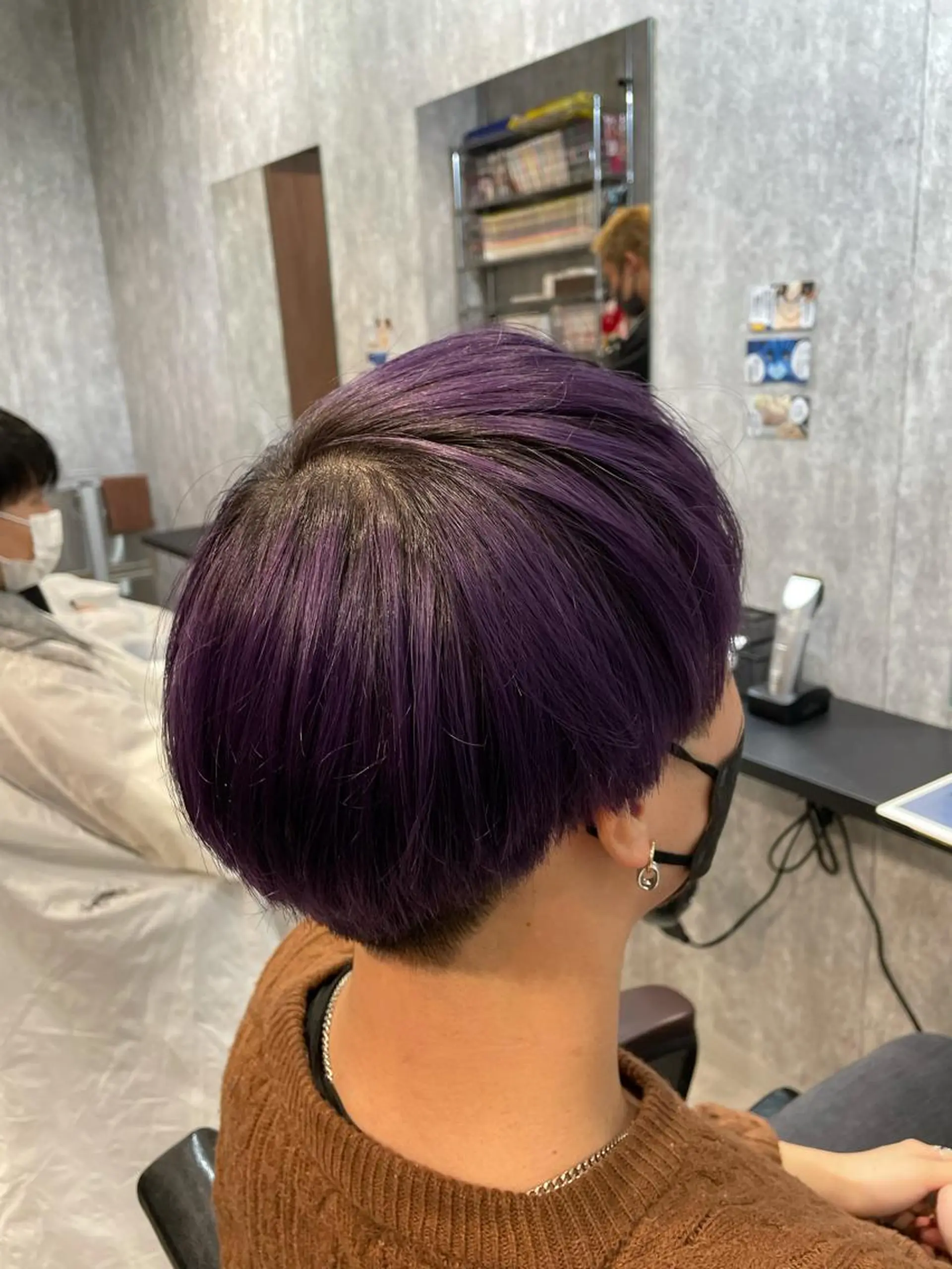 ショート カラー パーマ メンズ ヘアカラー 🔥メンズ超特化🔥 青木海斗のヘアスタイル