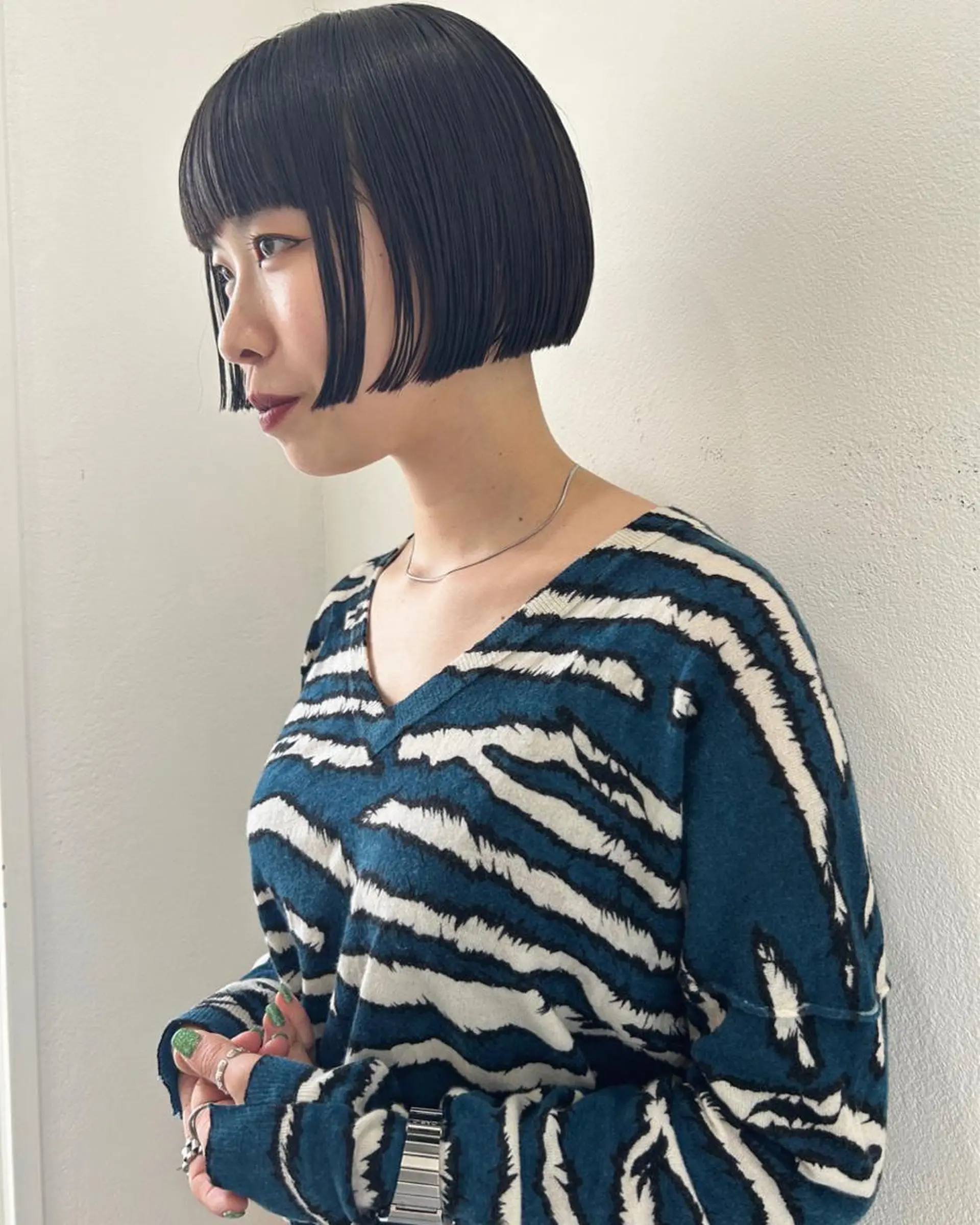 ショート ボブ カット トリートメント Loom.所属・村上雅人 ナチュラルモードのヘアスタイル