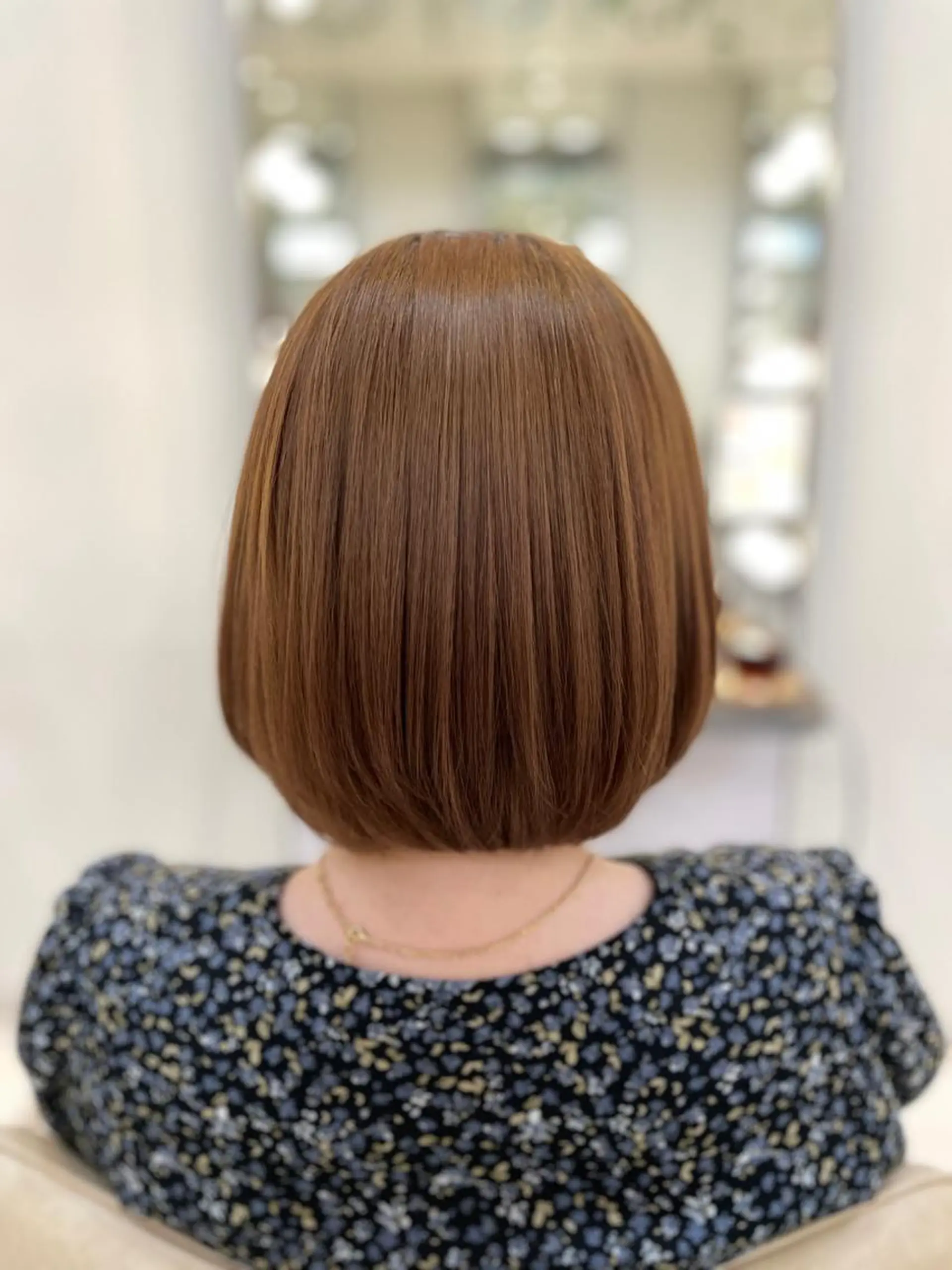 ミディアム ショートボブ ミディアムパーマ ボブ くせ毛 髪質改善 フリーランス美容師 TAMIOのヘアスタイル