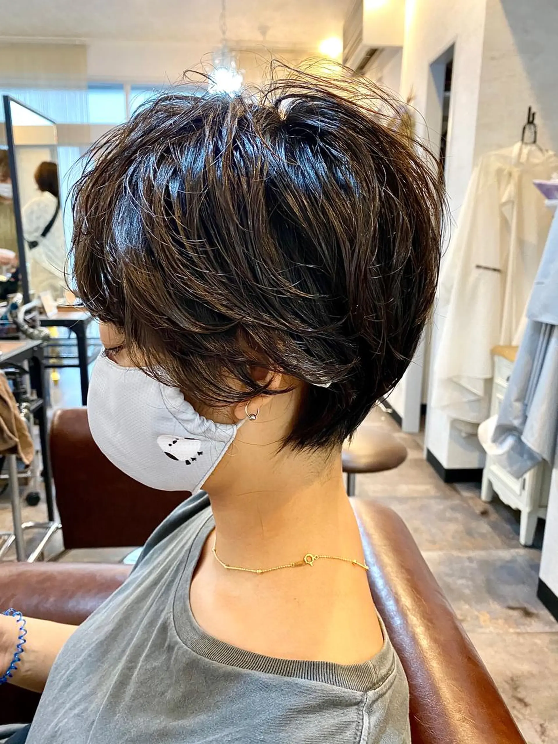 ショート パーマ カット パーマ トリートメント エリュ所属・⭐️ショート⭐️美髪 矯正⭐️水口陸のヘアスタイル