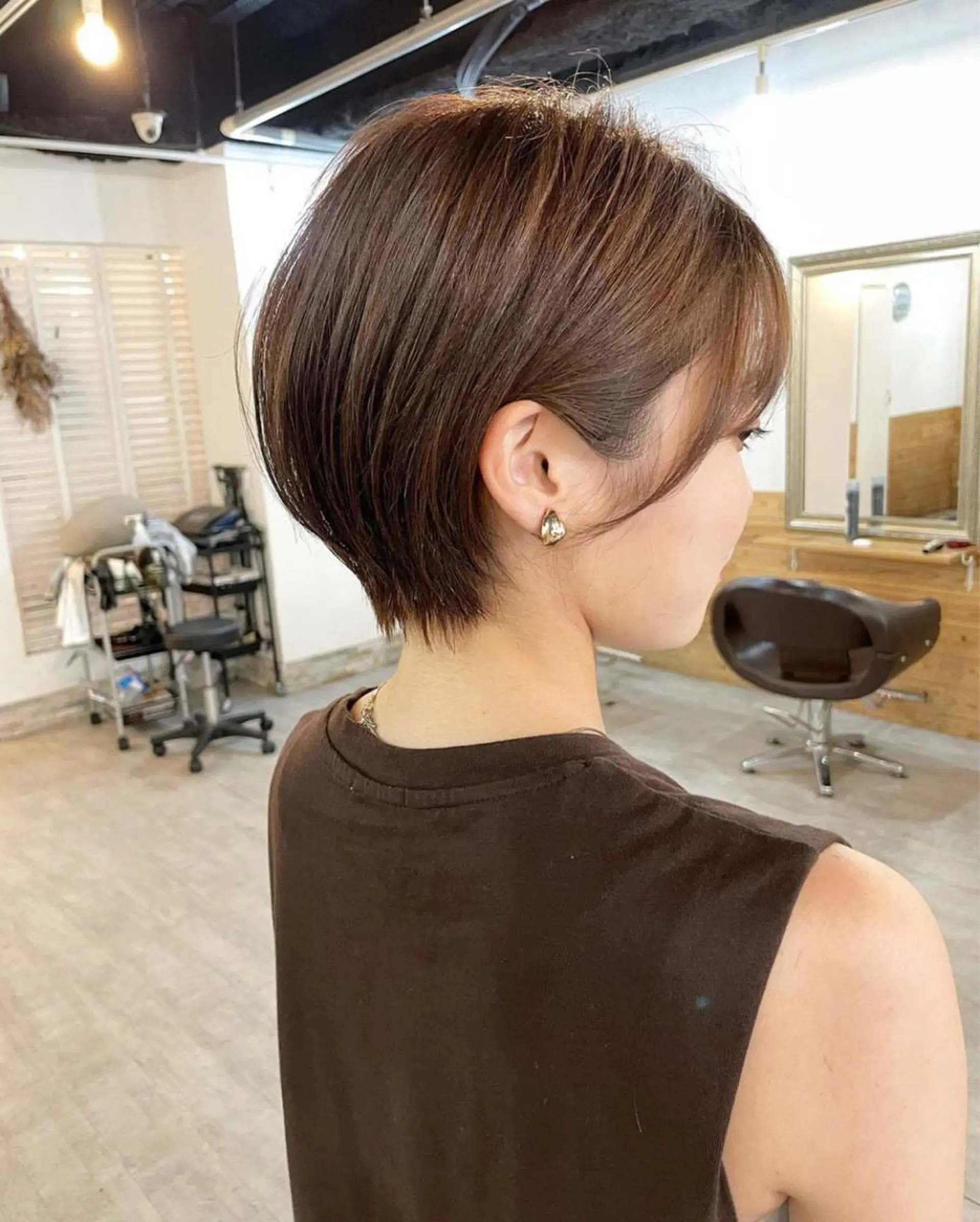 ショート カラー カット ヘアカラー le. pidorgeのヘアスタイル