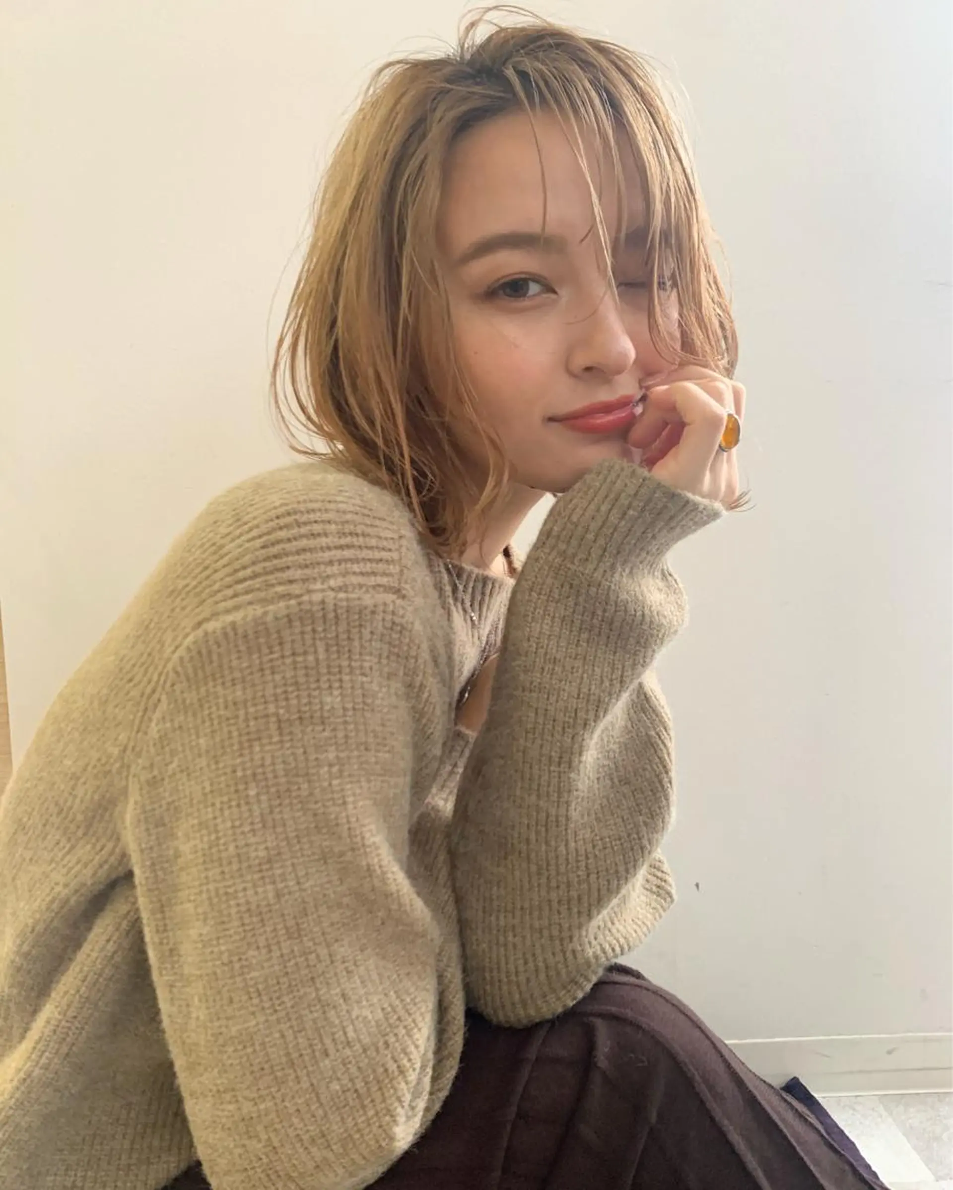 ミディアム カラー ヘアアレンジ カット トリートメント 髪質改善支持率 No. 1✨mayuのヘアスタイル