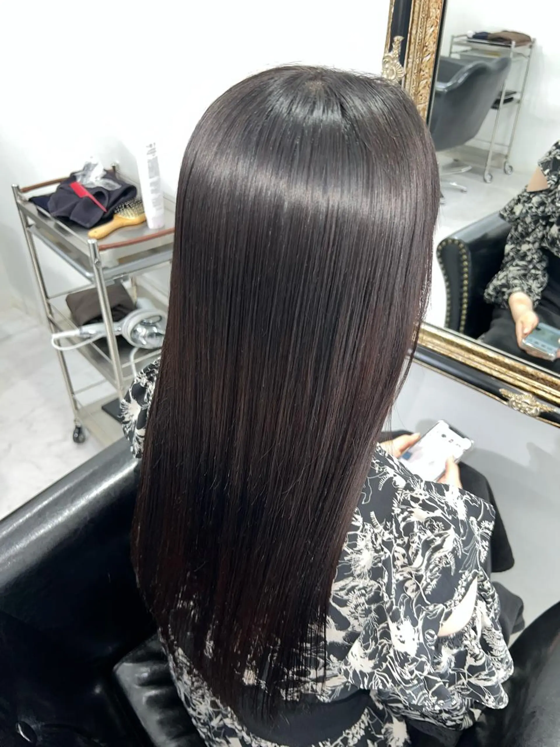 ロング パーマ 縮毛矯正 Hair & Beauty the B 岡崎店所属・山口 安美のヘアスタイル