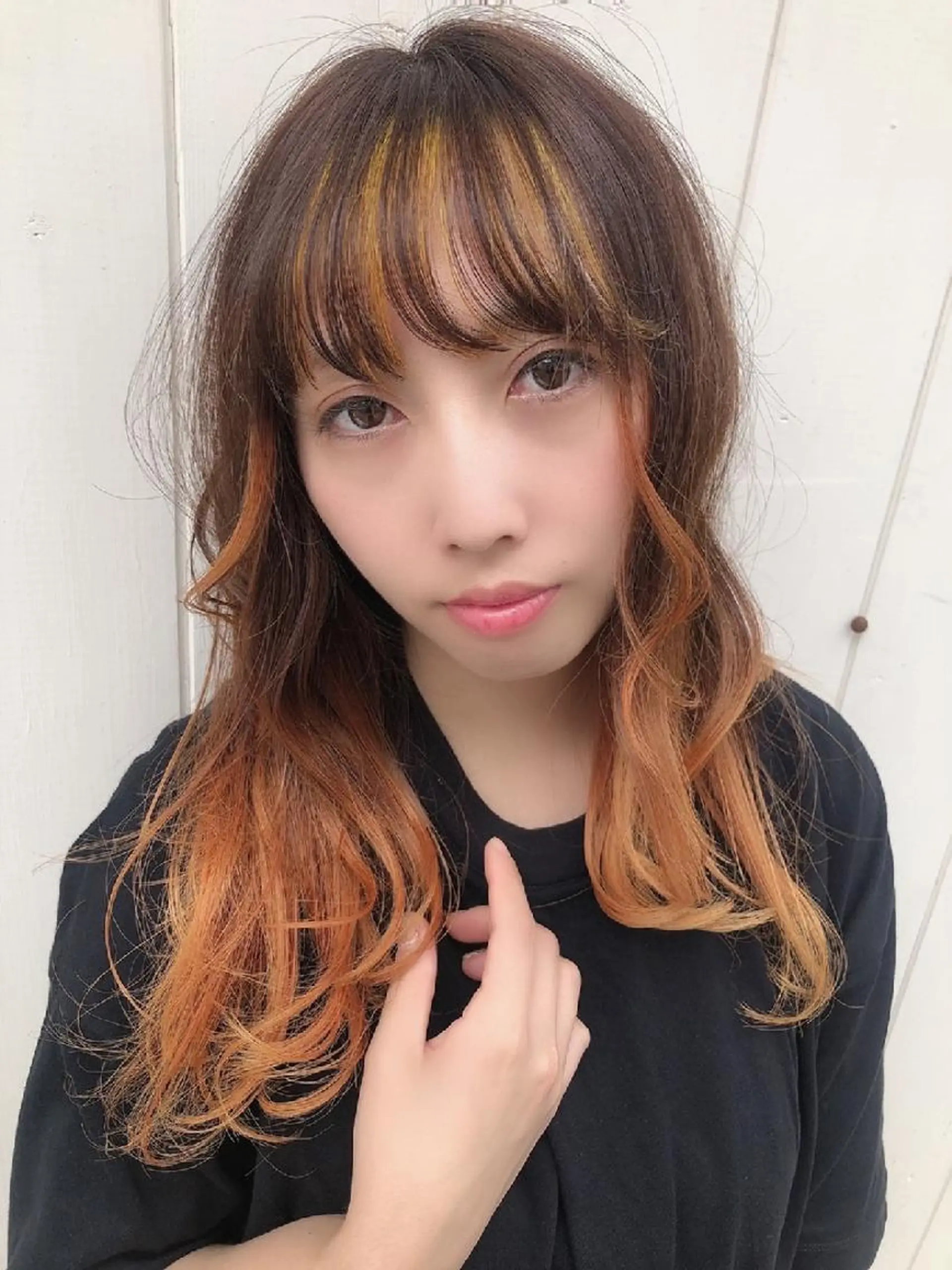 ミディアム ミストバング grandage 北千住のヘアスタイル