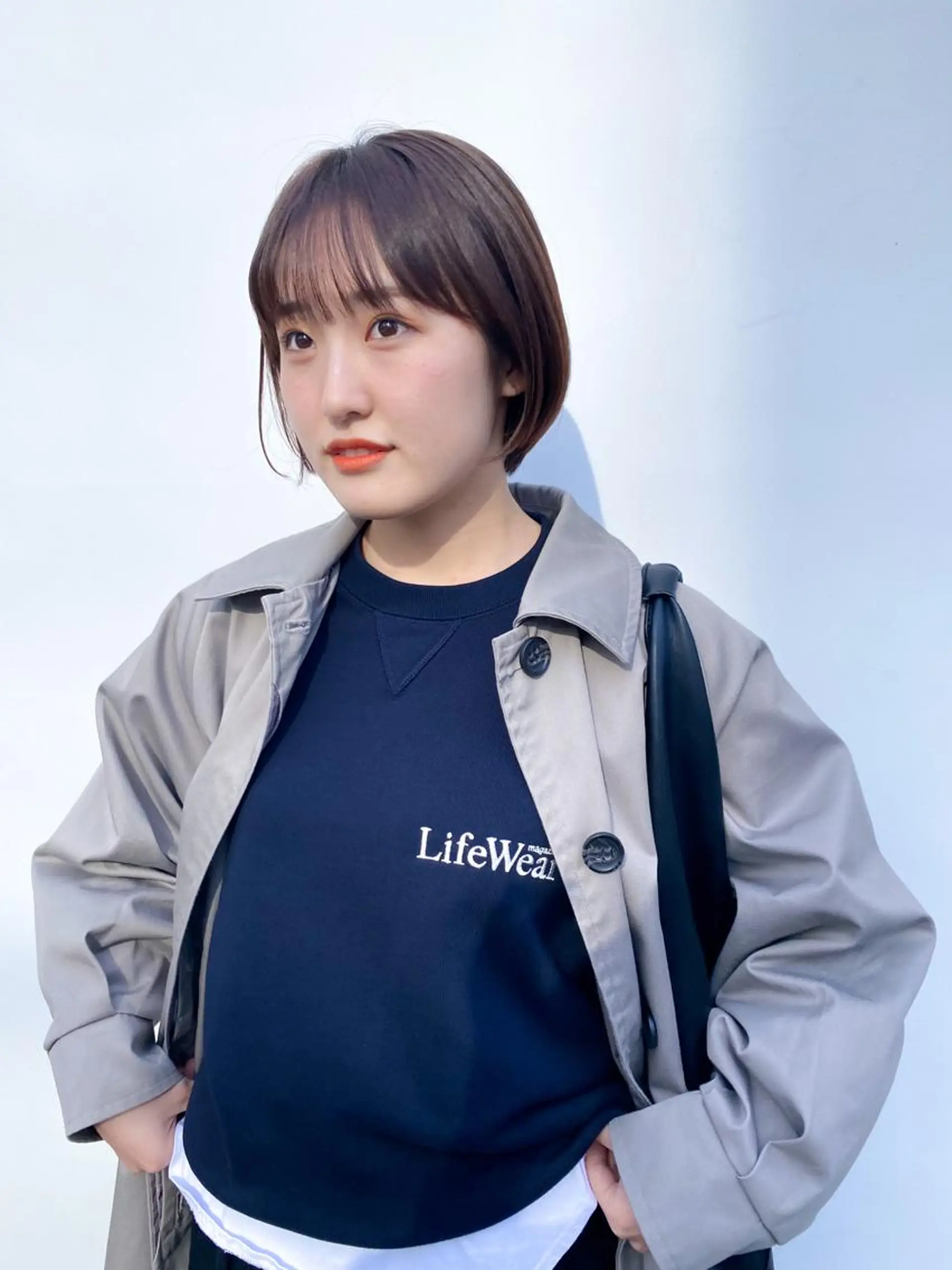 ショート カラー THE DAY所属・AKI HASHIMOTOのヘアスタイル