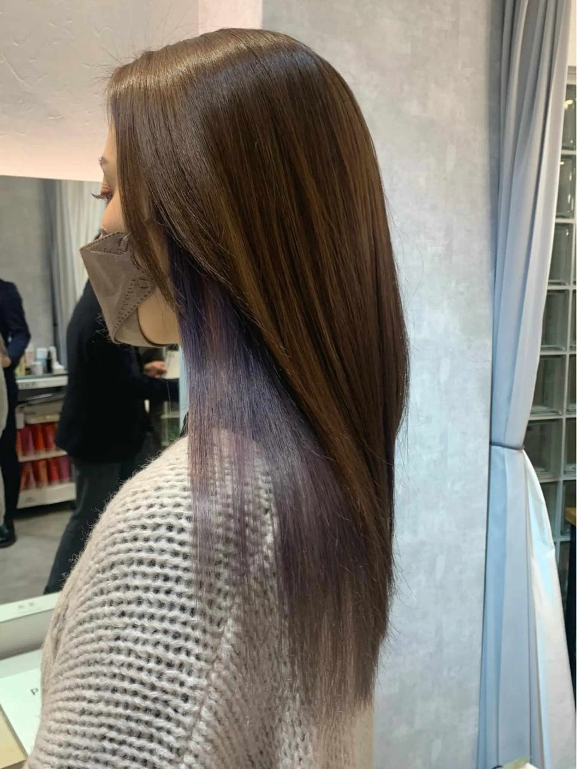 ロング ヘアカラー クレハ :)のヘアスタイル