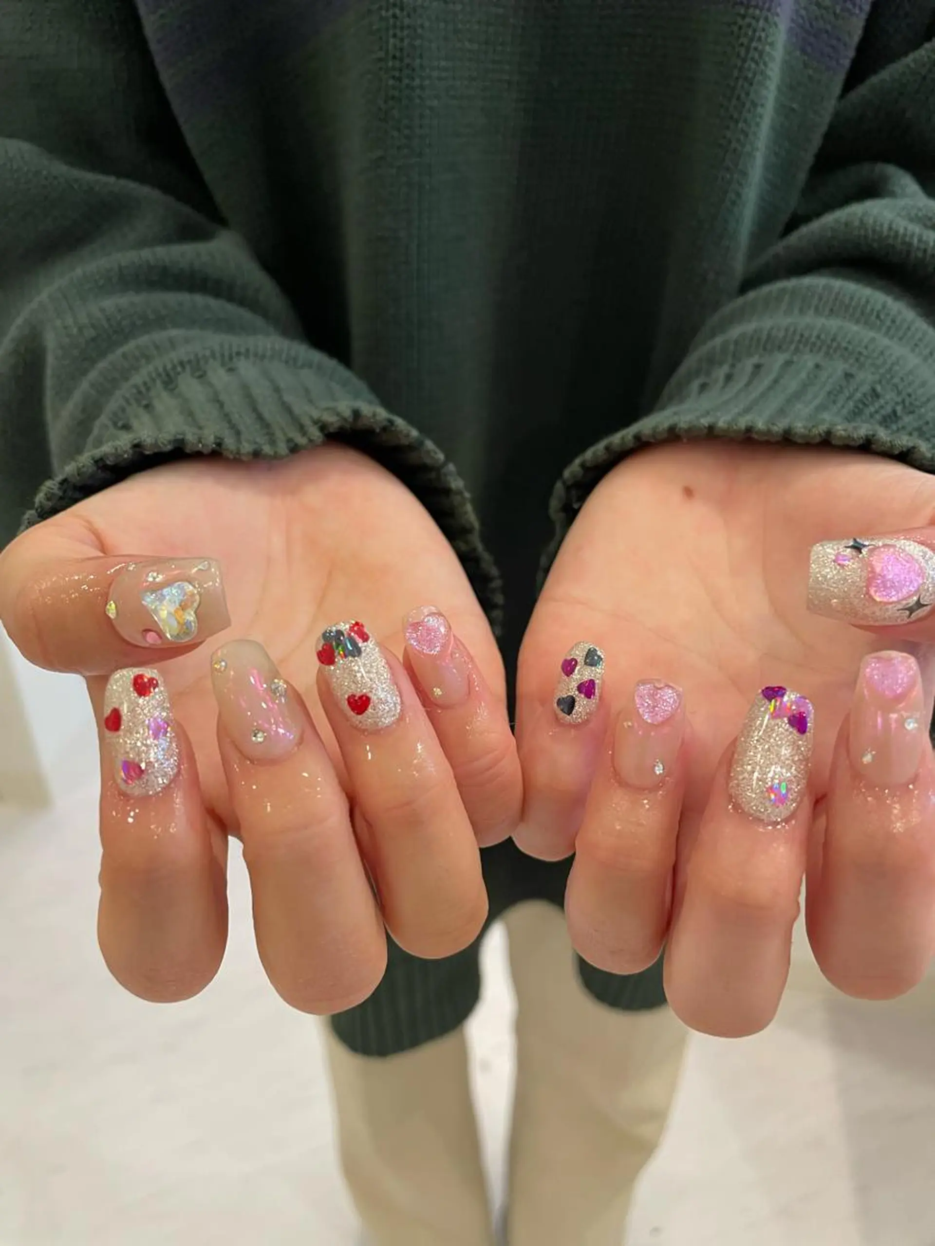 ネイル 束感まつ毛/ネイル/ LED♥KIRARAのマツエク・マツパデザイン