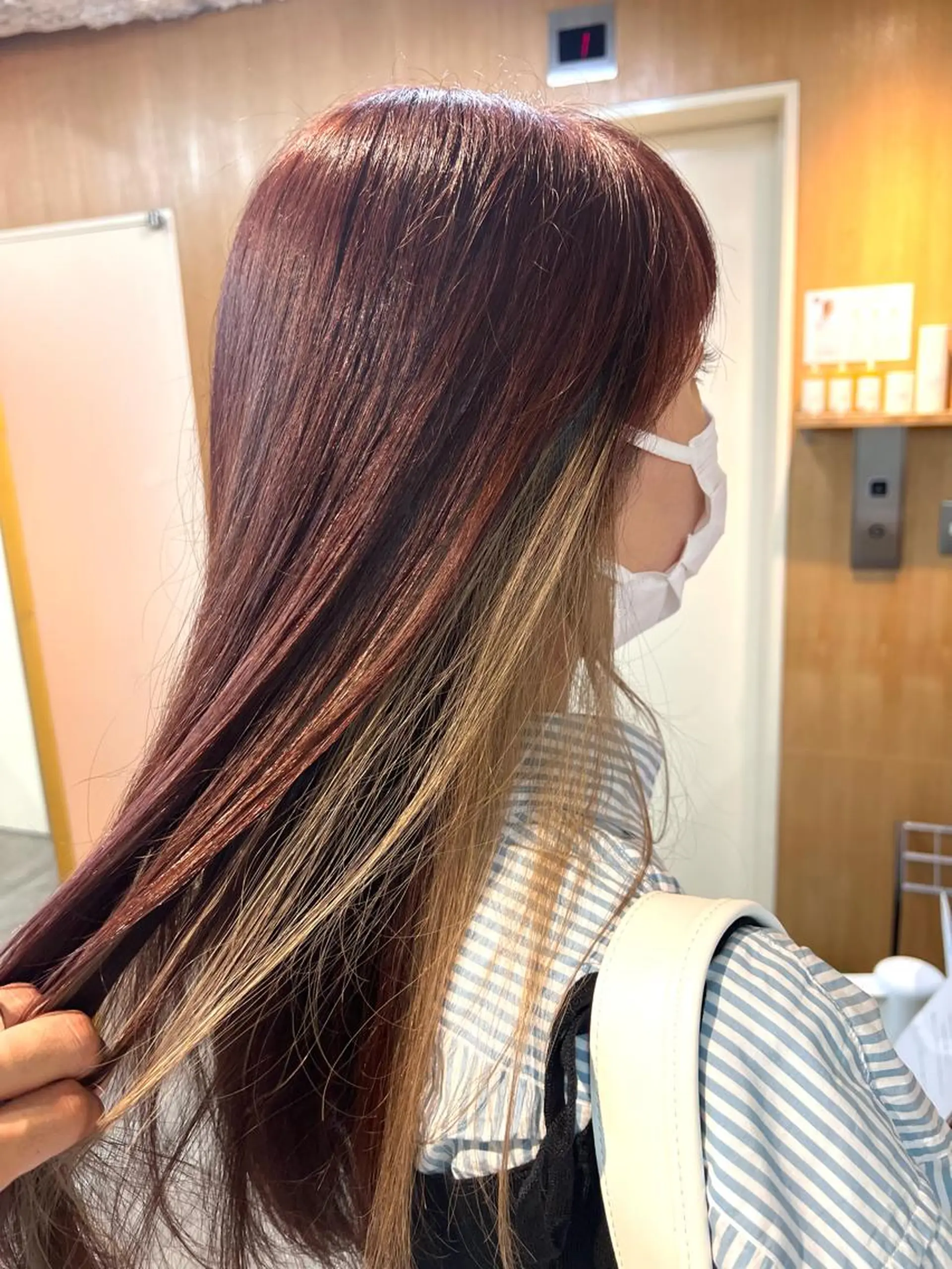 ロング カラー ヘアカラー 透明感カラー ゆうだいのヘアスタイル