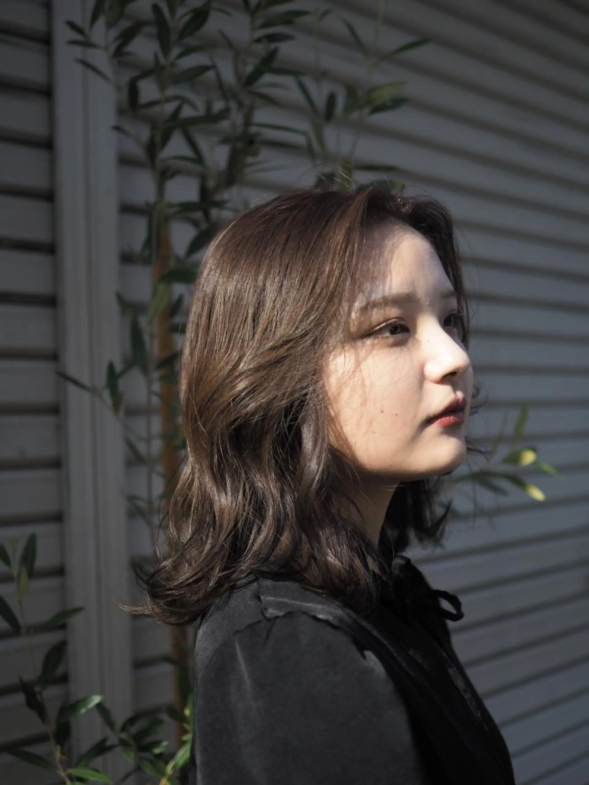 ミディアム チョコレートブラウン 💛ハイトーン💛 りむのヘアスタイル