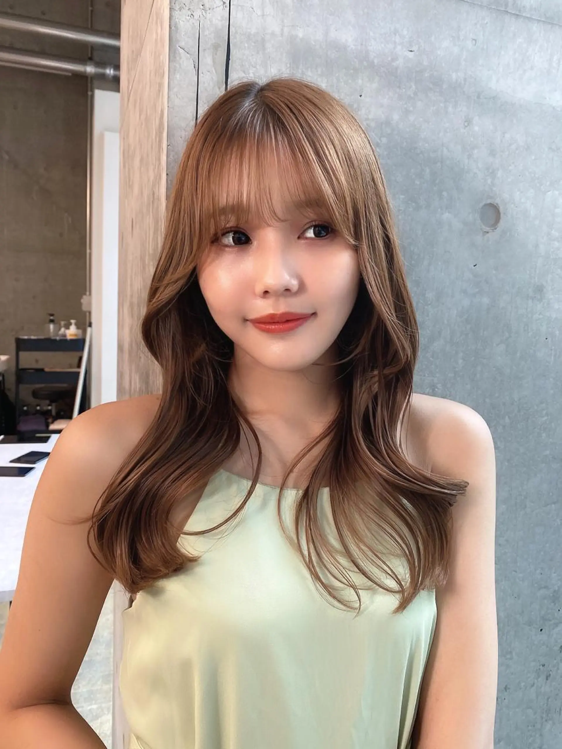 ロング カット ヘアカラー 縮毛矯正 トリートメント SALOWIN原宿AROA店所属・顔まわり神カット✂︎ 齋藤雄大【表参道】のヘアスタイル