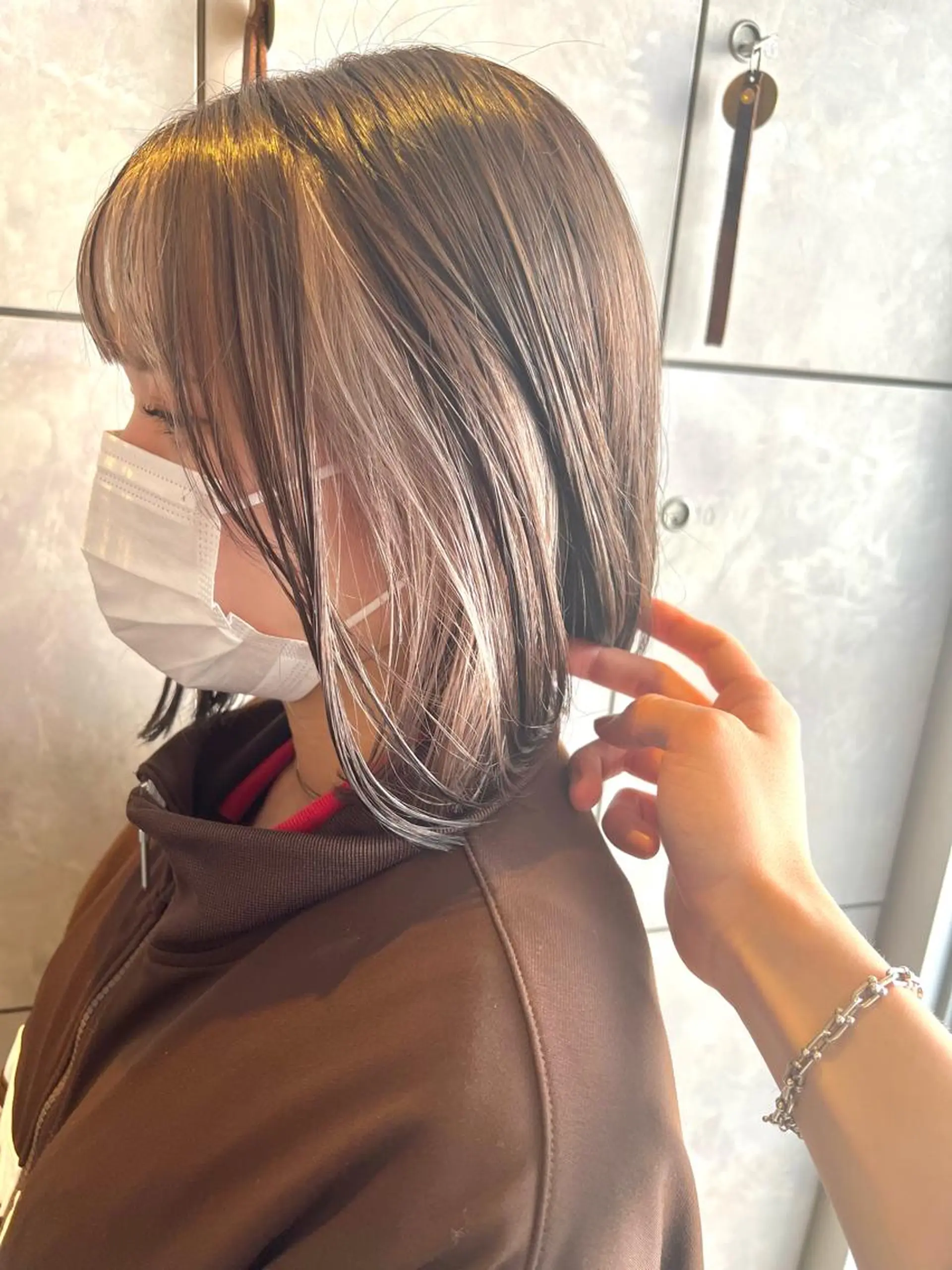 ショート カラー ヘアアレンジ ヘアカラー トリートメント ヘッドスパ ヘアセット 🌈インナーカラー ‘ショウマ’🌈のヘアスタイル