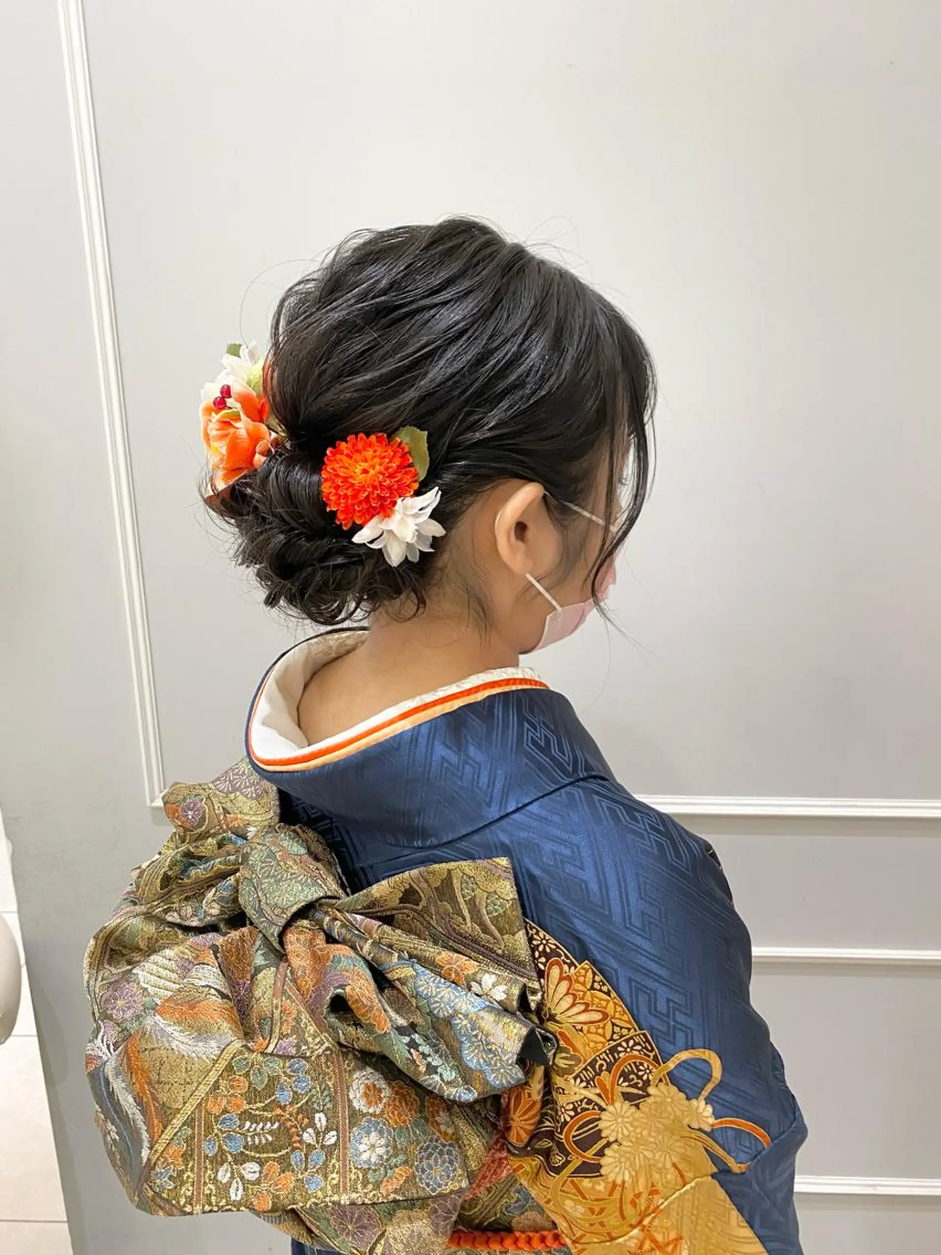 ヘアアレンジ 着付け 似合わせ艶髪カラー ❤️ハダユミのヘアスタイル