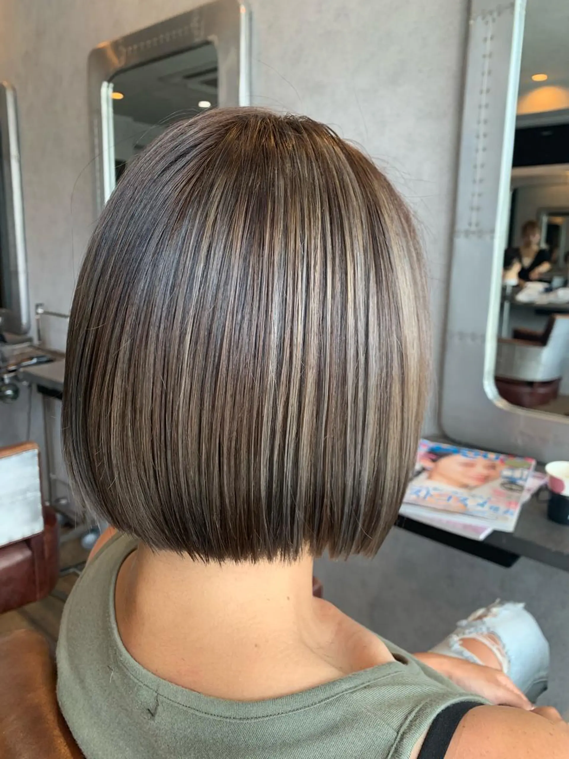 ショート カラー カット ヘアカラー トリートメント ☺︎ RIHOのヘアスタイル