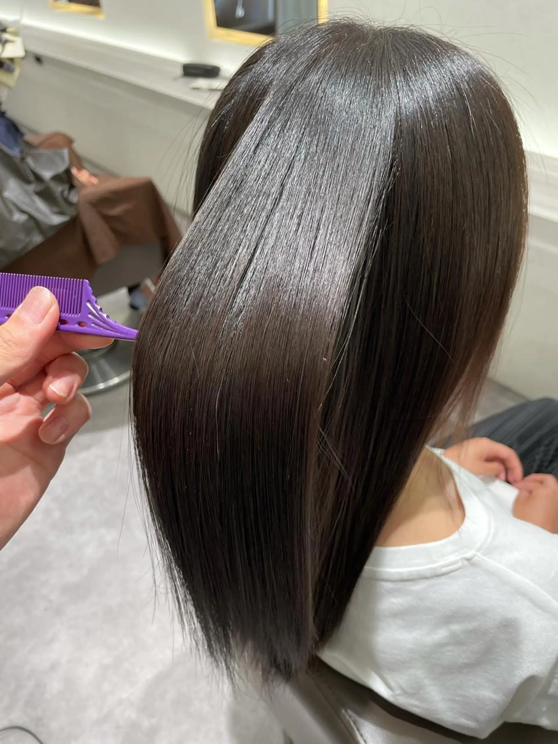 ロング 髪質改善 メンズ特化店長✨ 9/13空◎岡本一真のヘアスタイル