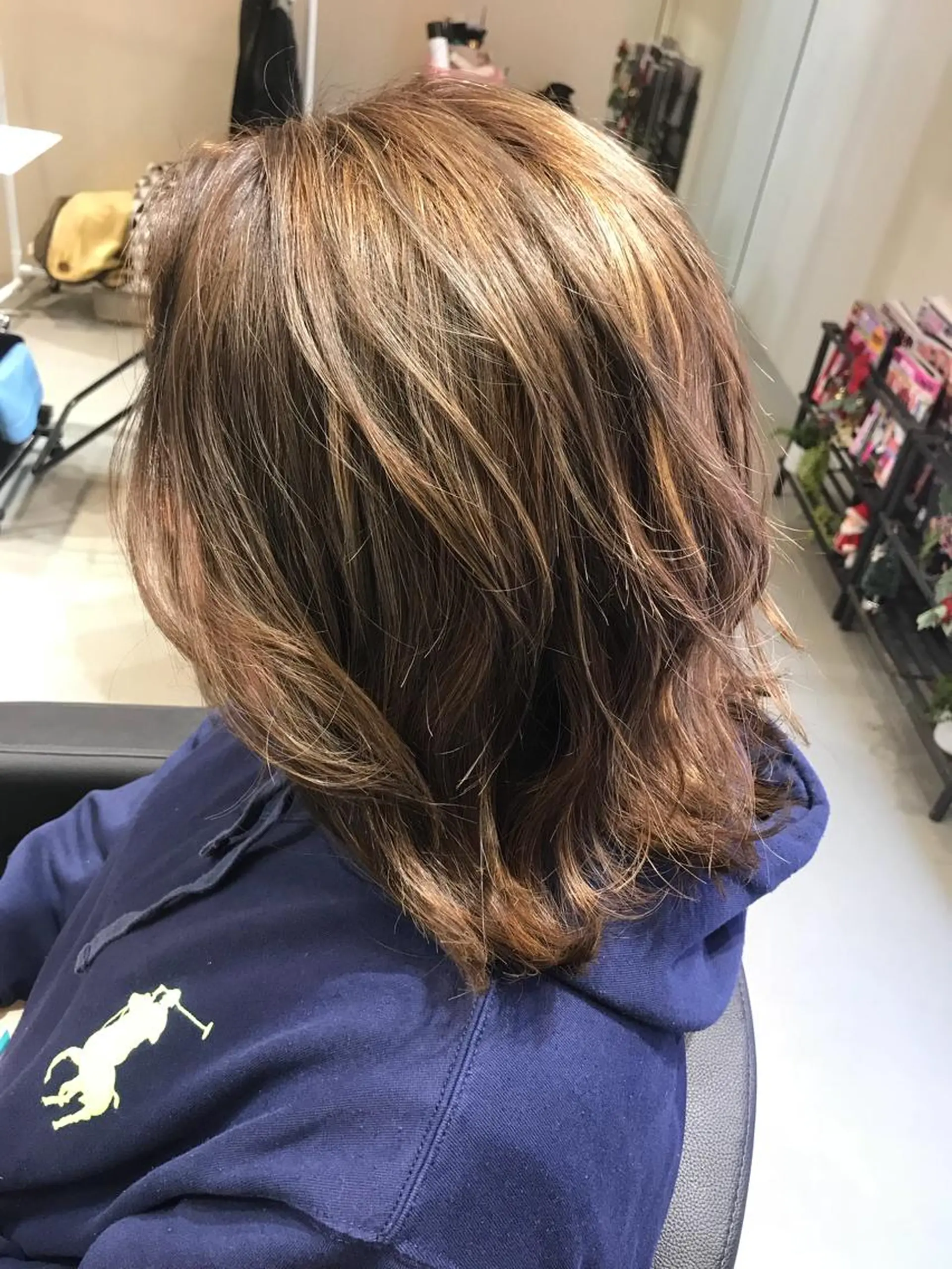 ショート カラー 透明感カラー ハイライトカラー ラベンダーカラー ハイライト 大久保 隆蔵のヘアスタイル