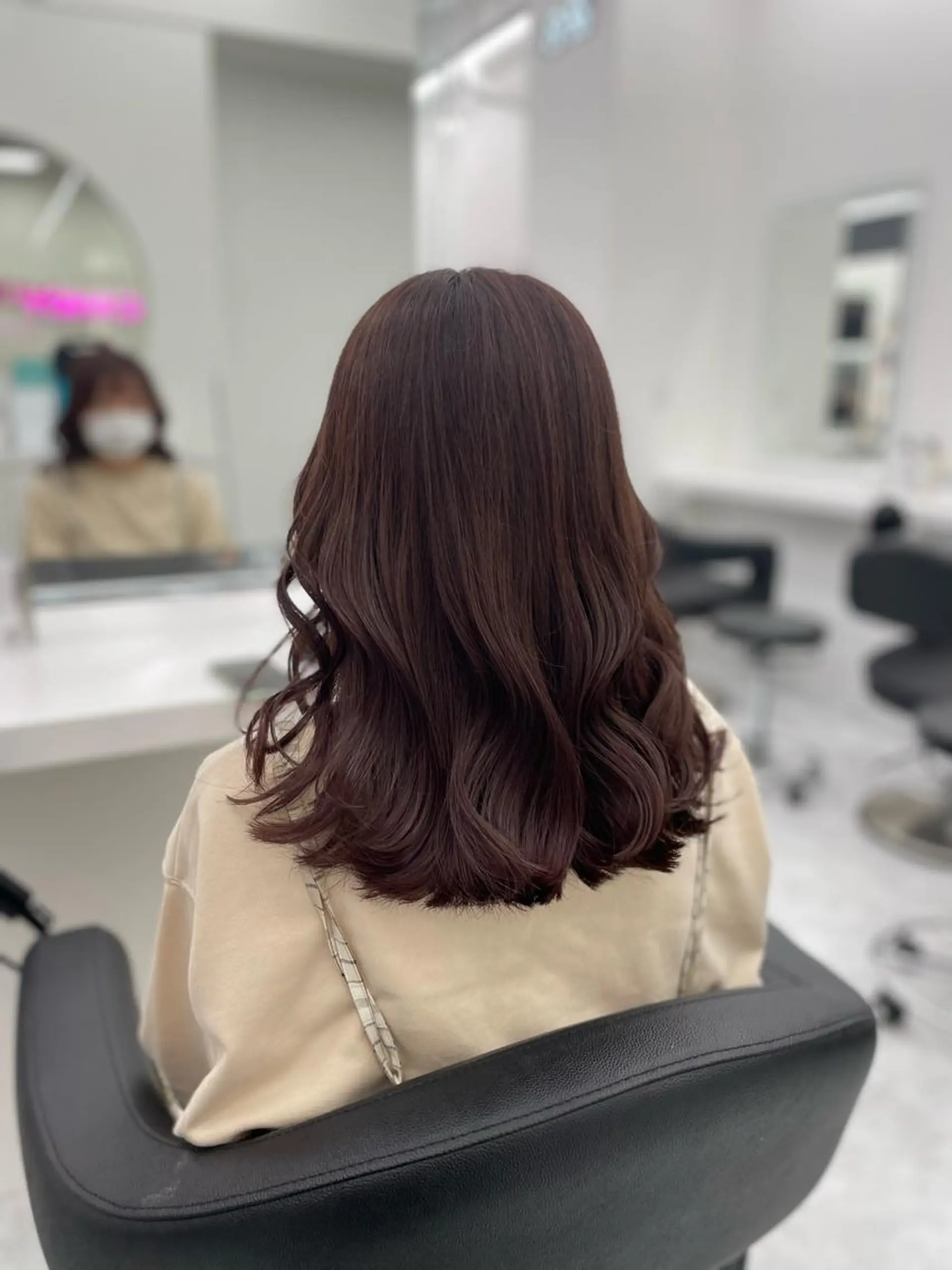 ミディアム ヘアカラー トリートメント ヘアセット GO TODAY SHAiR SALON所属・🤍韓国トレンド ヘア🤍miku🤍のヘアスタイル