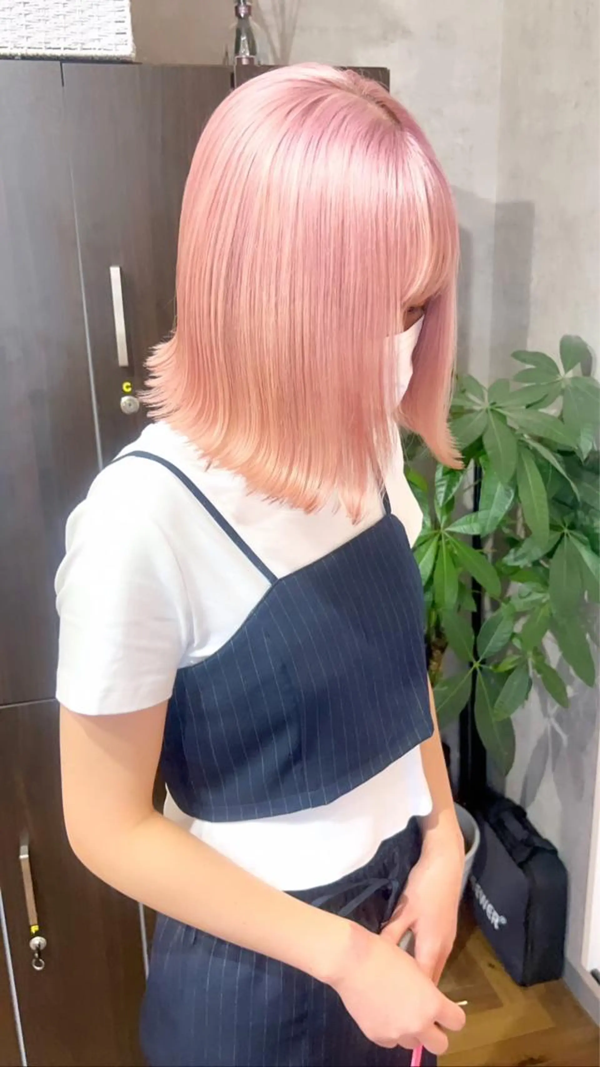 ミディアム 大阪ヘアカラー ブリーチmarinaのヘアスタイル