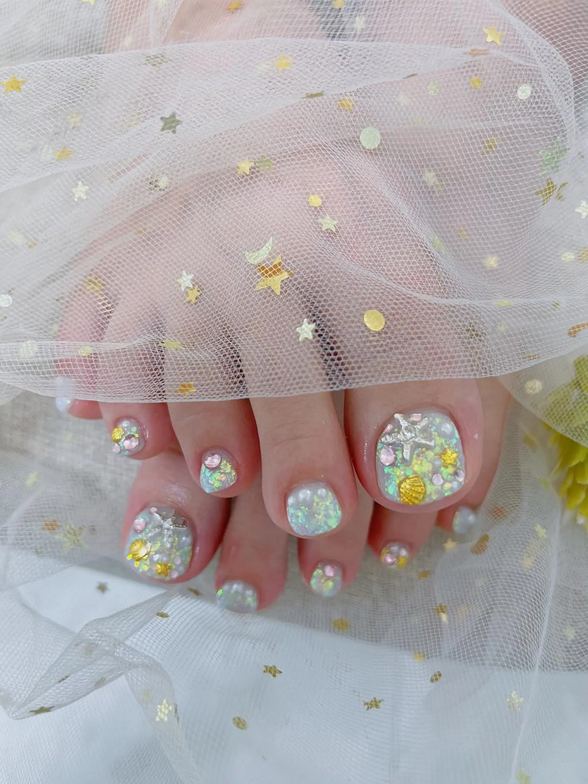 ネイル フットネイル 菲菲ネイルサロン所属・FF フィフィネイルサロンのネイルデザイン