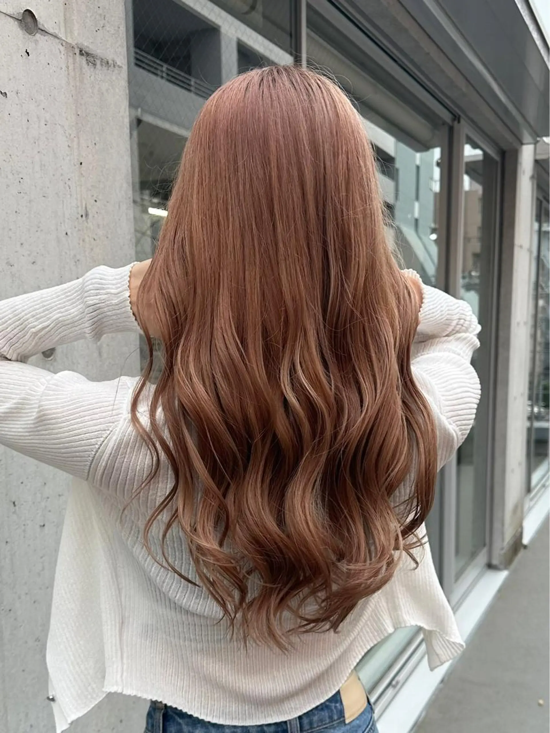 ロング カラー バレイヤージュ ブリーチ ケアブリーチ 透明感カラー ダブルカラー ヘアカラー 【公式】髪質改善 Oto.吉祥寺のヘアスタイル