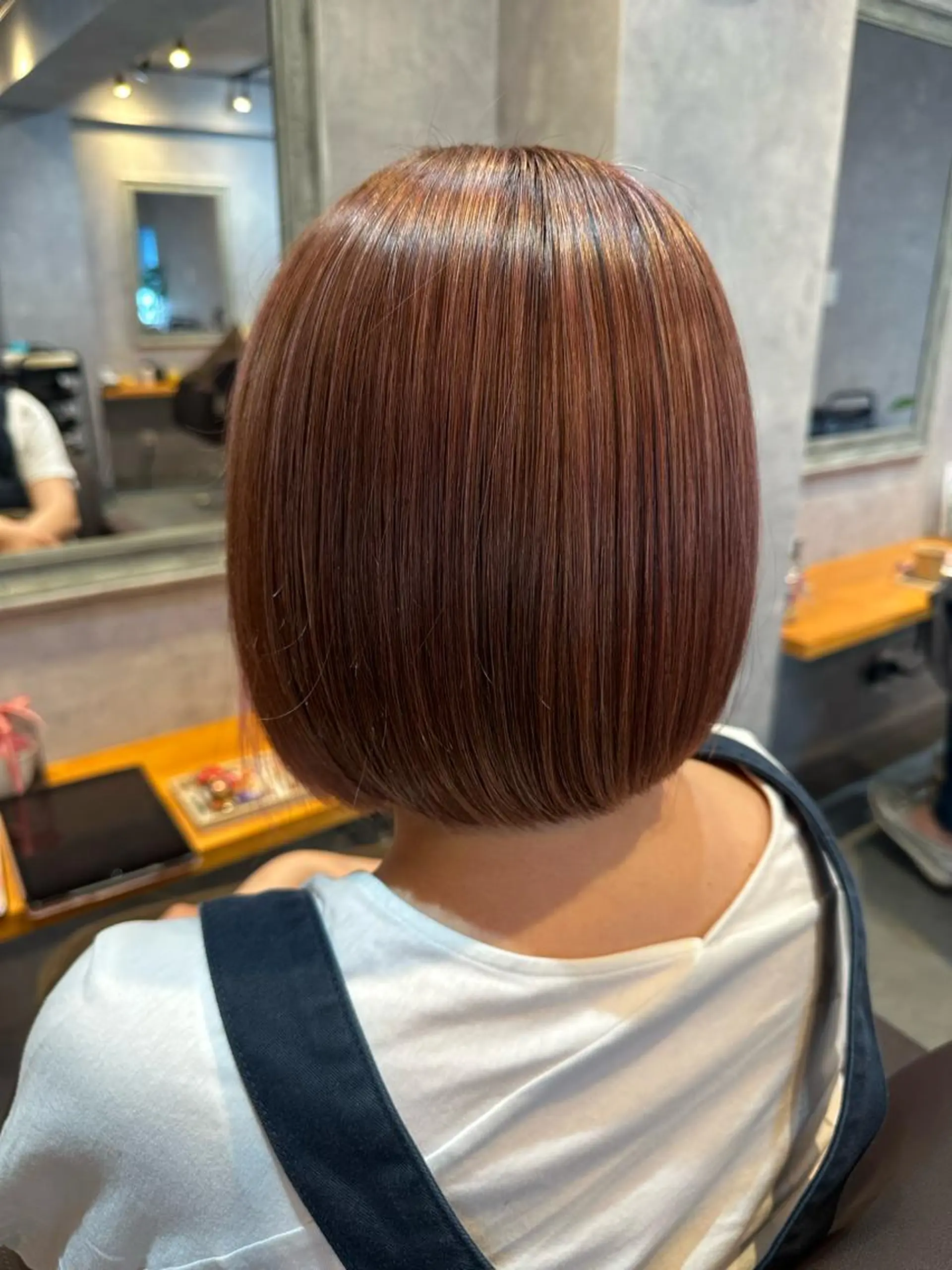 ショート カット 縮毛矯正 トリートメント trym/ 木原裕希のヘアスタイル