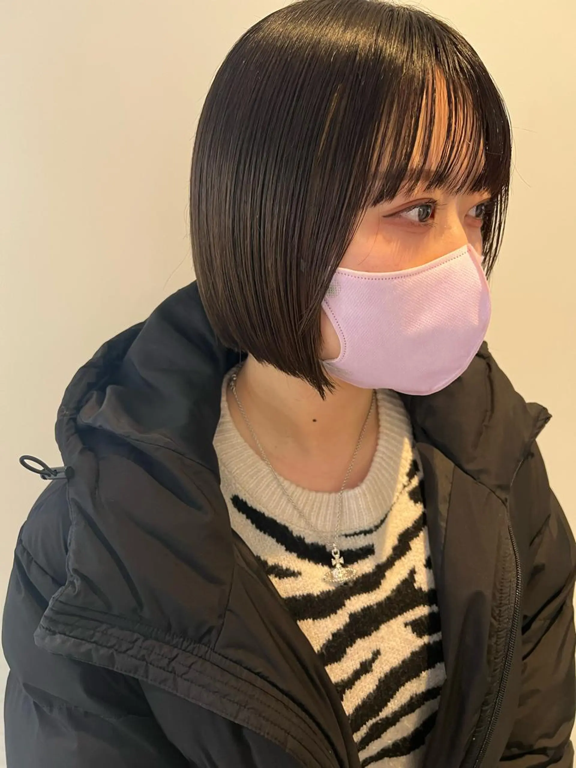 ショート カラー 切りっぱなしボブ 丸みショート ボブ ショートヘア MARU レイヤー/ウルフのヘアスタイル