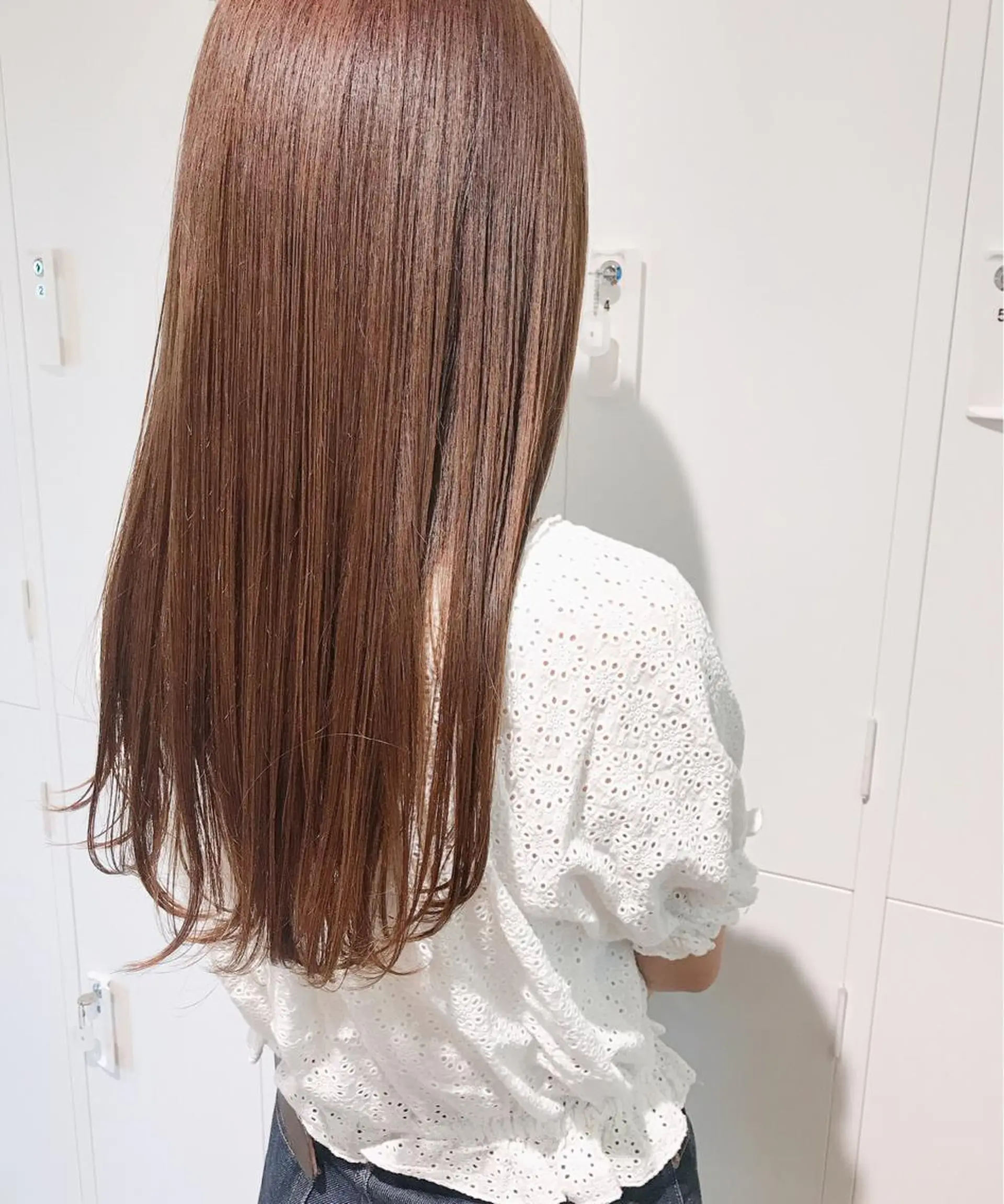 ロング カラー ブラウンカラー ナチュラルブラウン 韓国/髪質改善💘 櫻井かれんのヘアスタイル