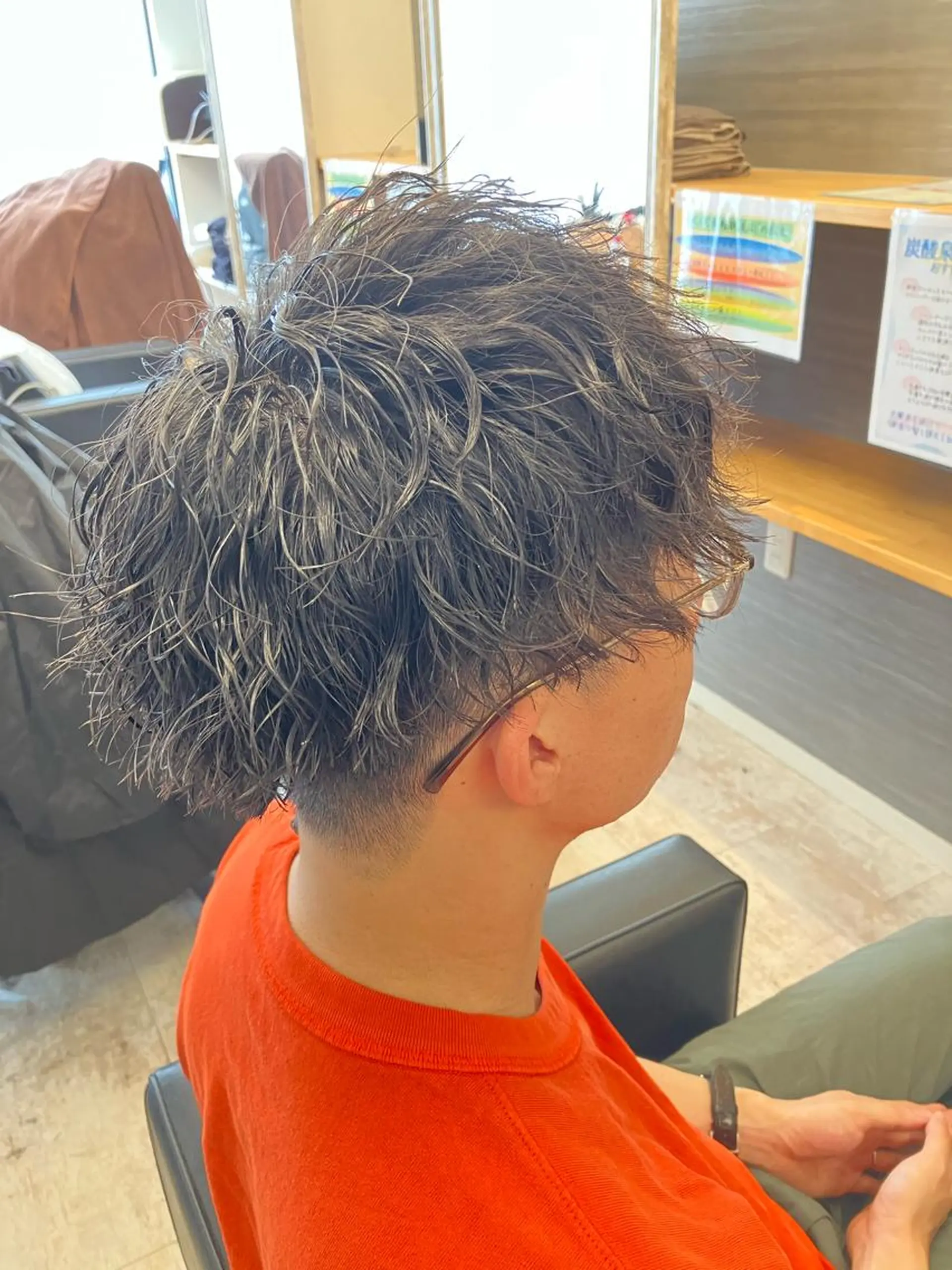 パーマ メンズ カット パーマ メンズ特化/パーマ/ フェードWATARUのヘアスタイル