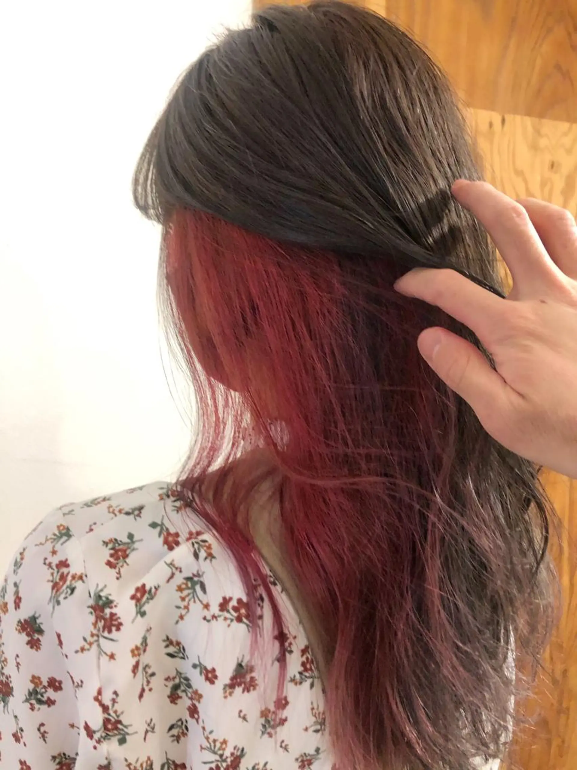 セミロング カラー レッドカラー 🌸髪質改善特化🌸 店長 ゆうやのヘアスタイル