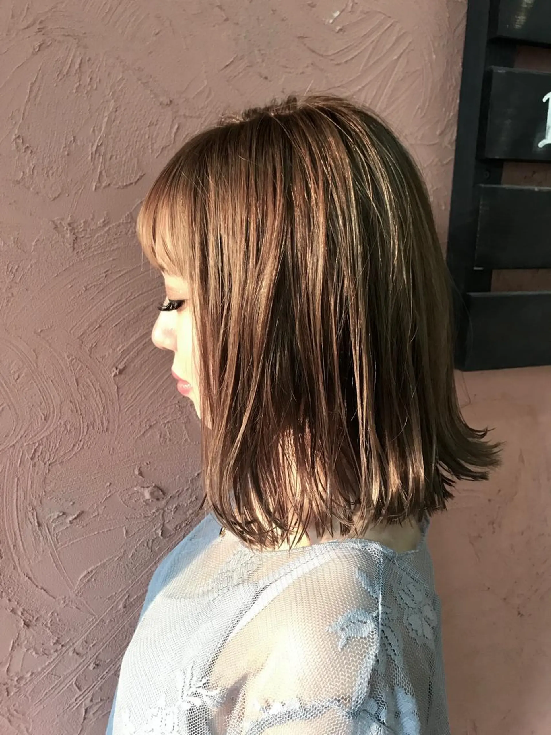 ミディアム 【azure横浜】 🧸misaki🌸のヘアスタイル