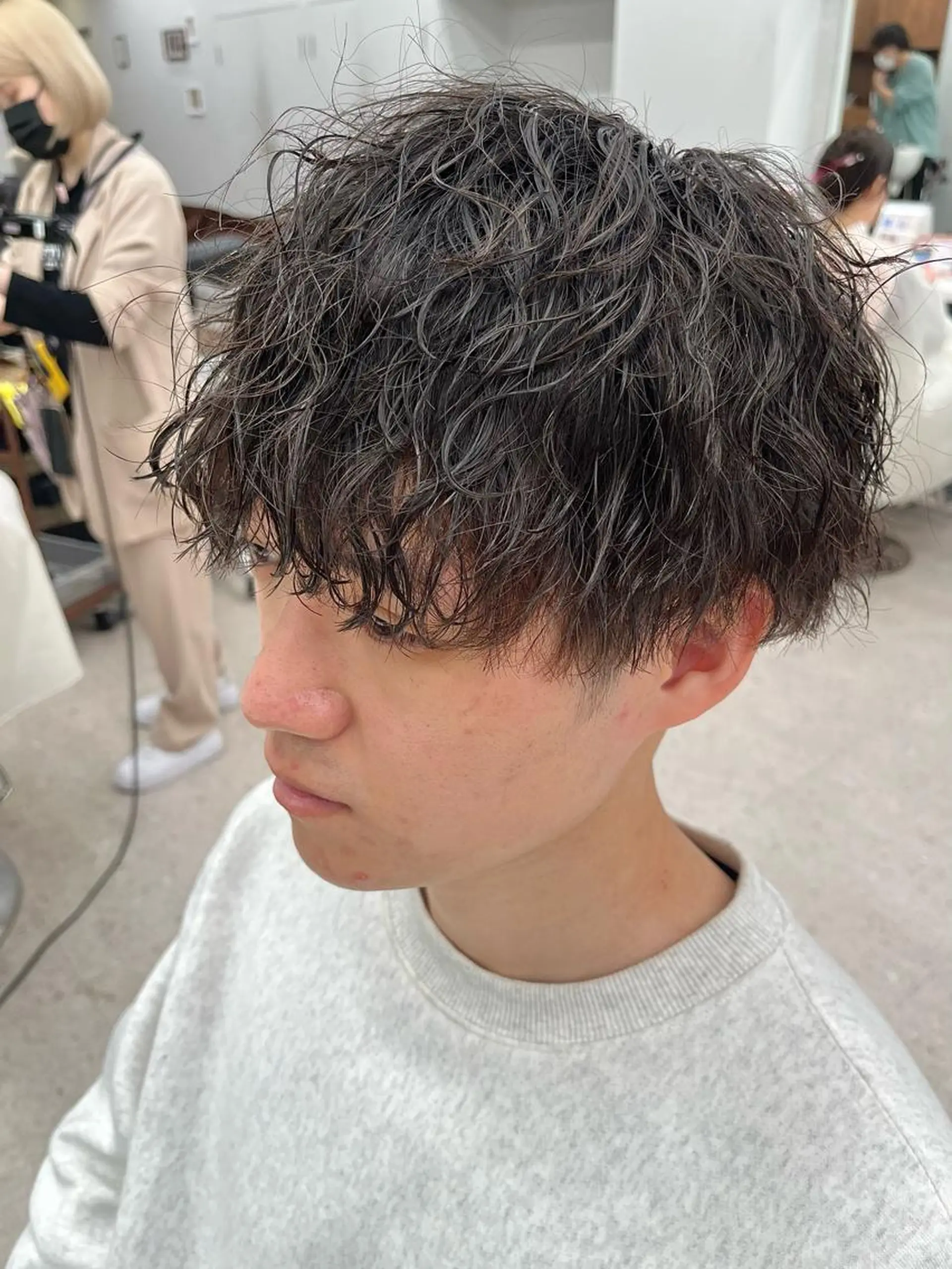 パーマ メンズ カット パーマ 🍐シャドウパーマ メンズ特化/守岡🍐のヘアスタイル