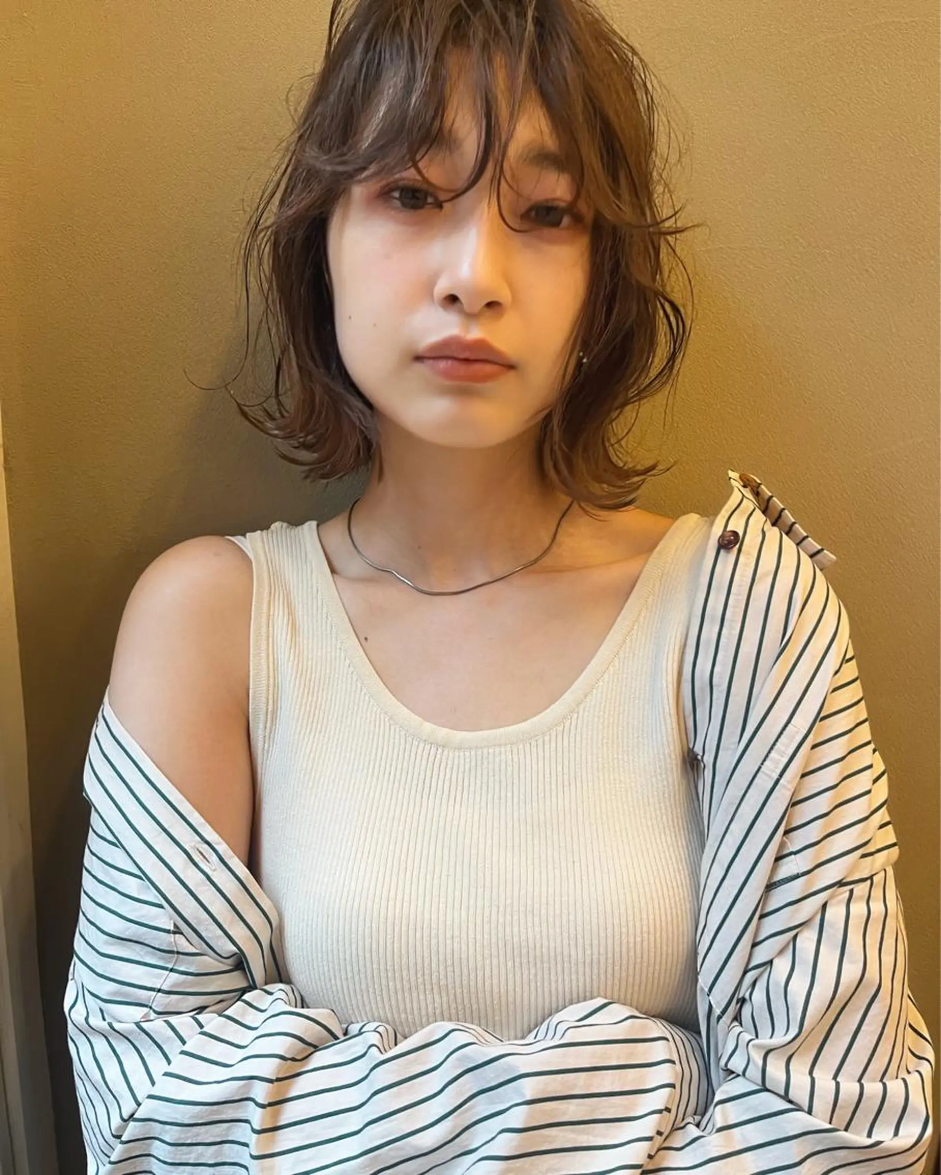 ミディアム パーマ ショート/ボブ🌿 柏原良亮のヘアスタイル