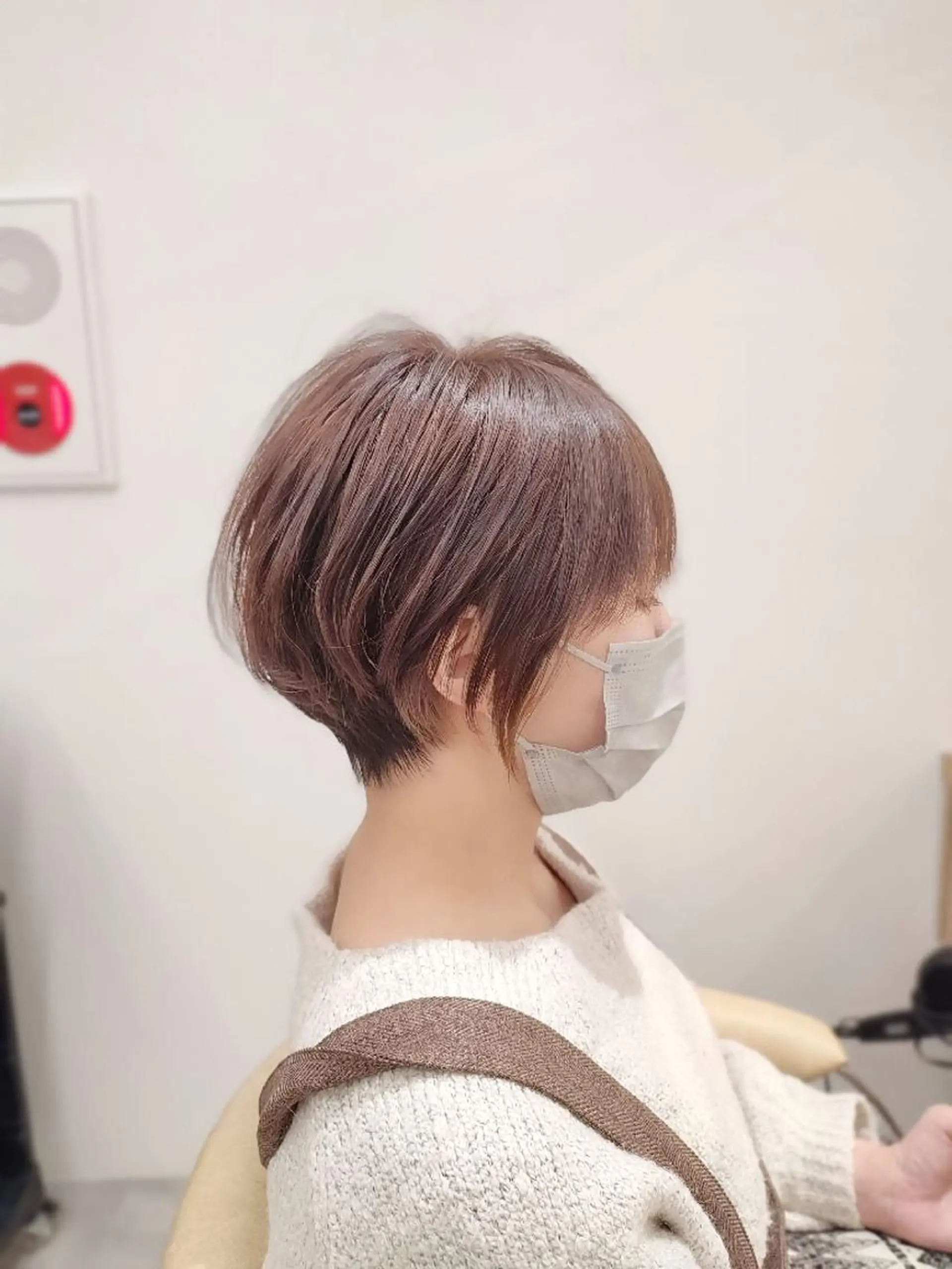ショート くびれヘア ショートヘア Lond profil 浦和所属・【韓国・ショー ト・パーマ】店長海気のヘアスタイル