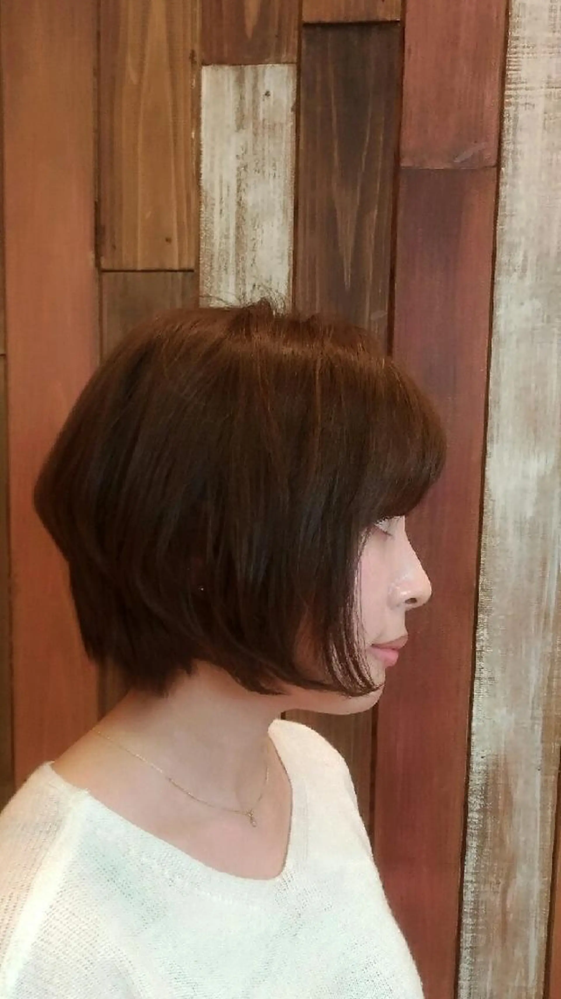 ミディアム キノシタ ナオユキのヘアスタイル